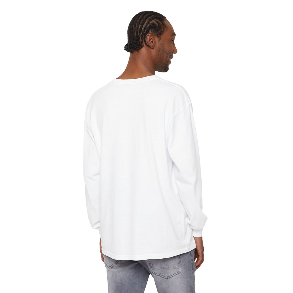 Embroidered Floral Crest Long Sleeve T-Shirt