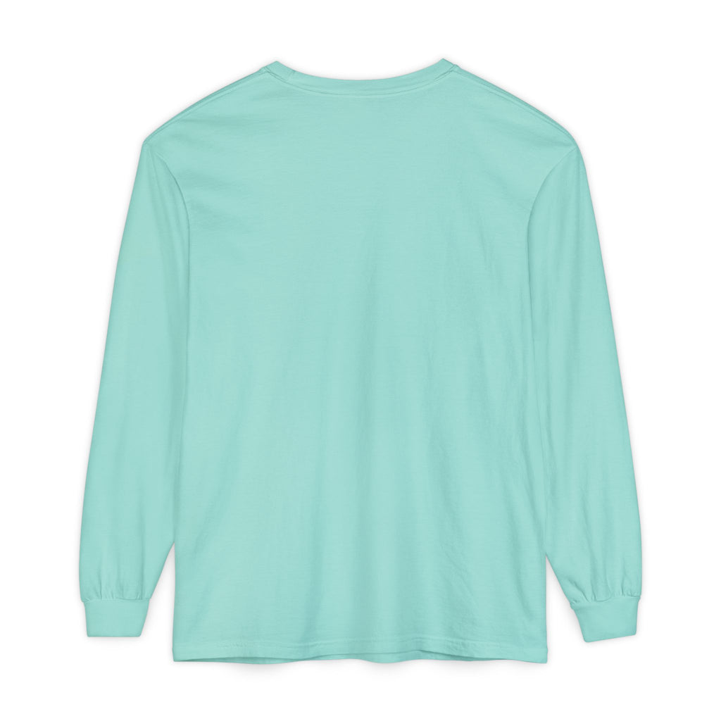 Embroidered Floral Crest Long Sleeve T-Shirt