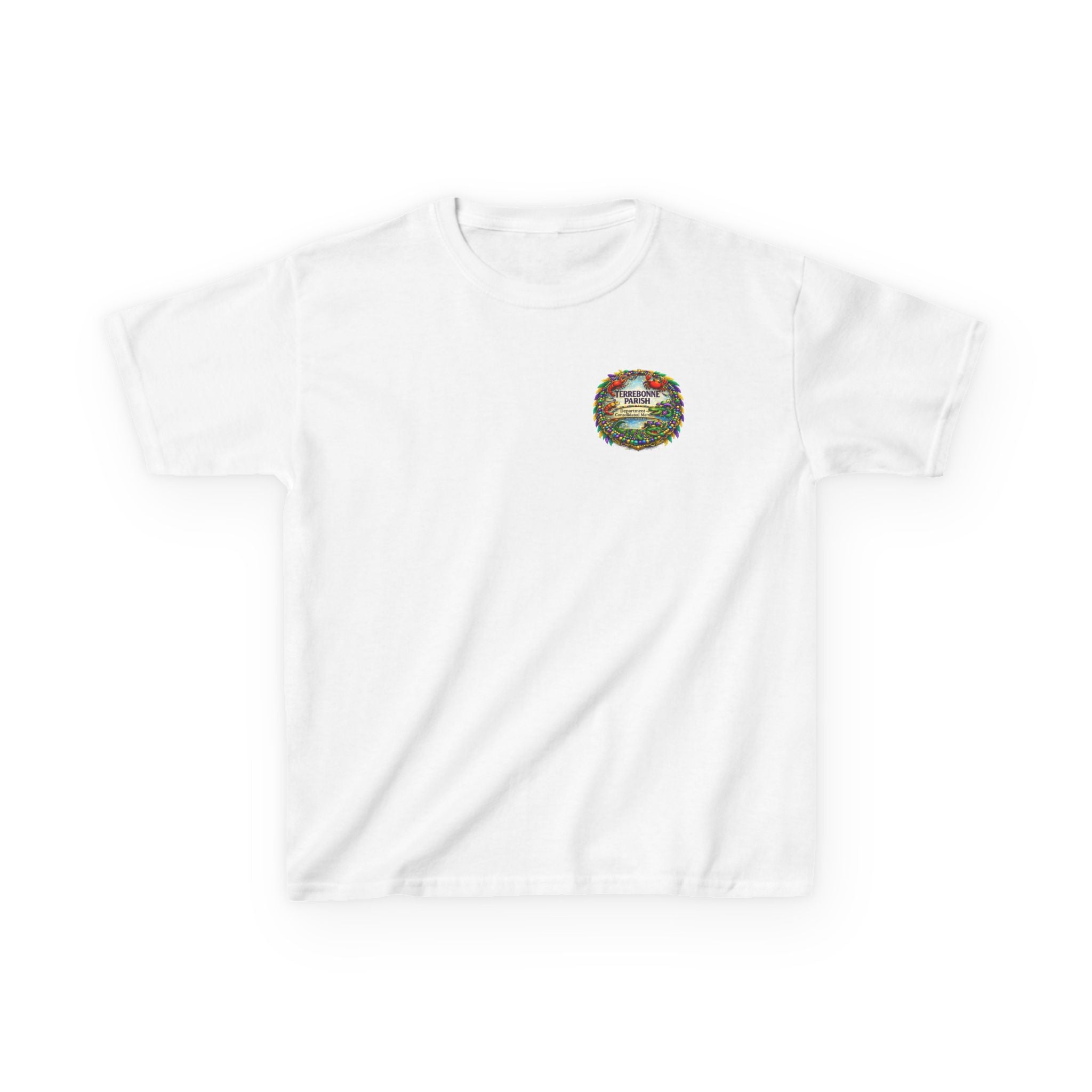 Kids Tee — Vintage Camper Adventure Patch Graphic