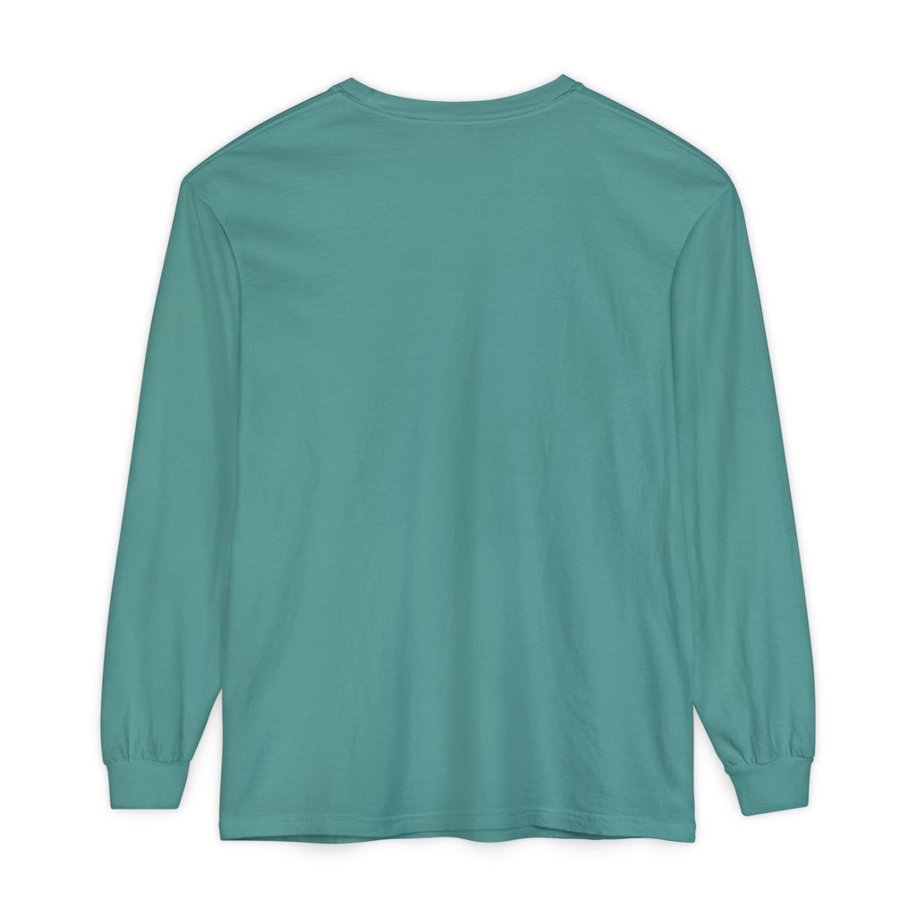 Embroidered Floral Crest Long Sleeve T-Shirt