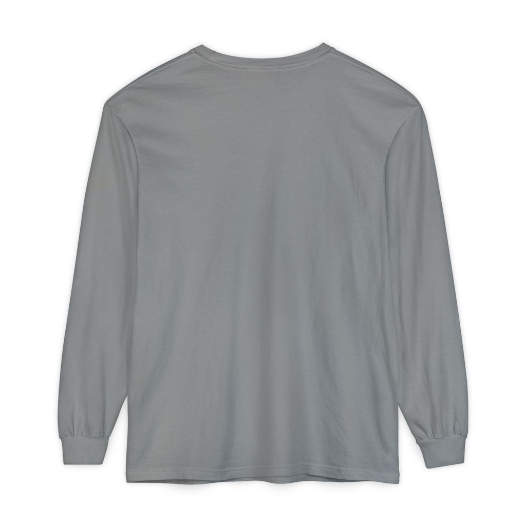 Embroidered Floral Crest Long Sleeve T-Shirt