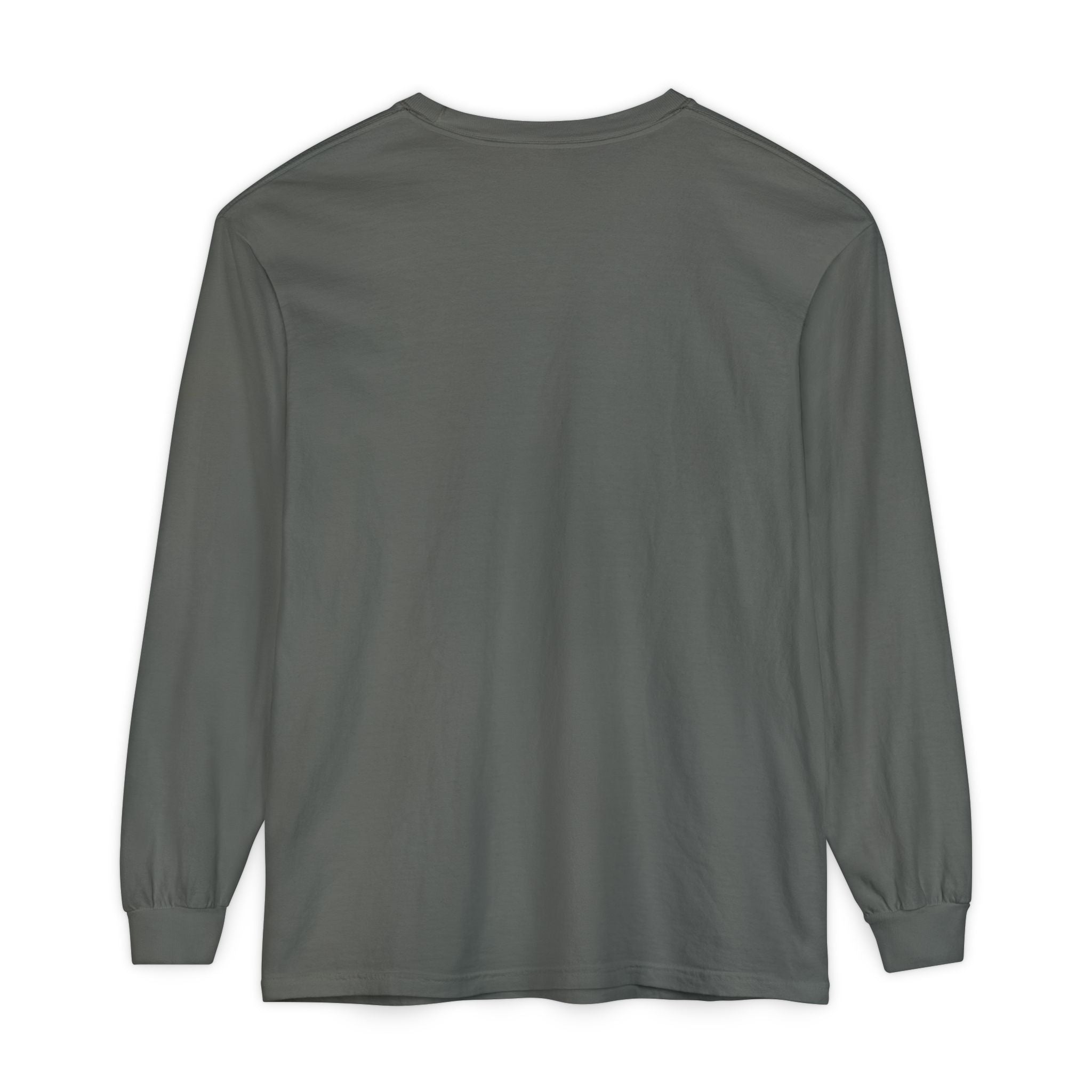 Embroidered Floral Crest Long Sleeve T-Shirt