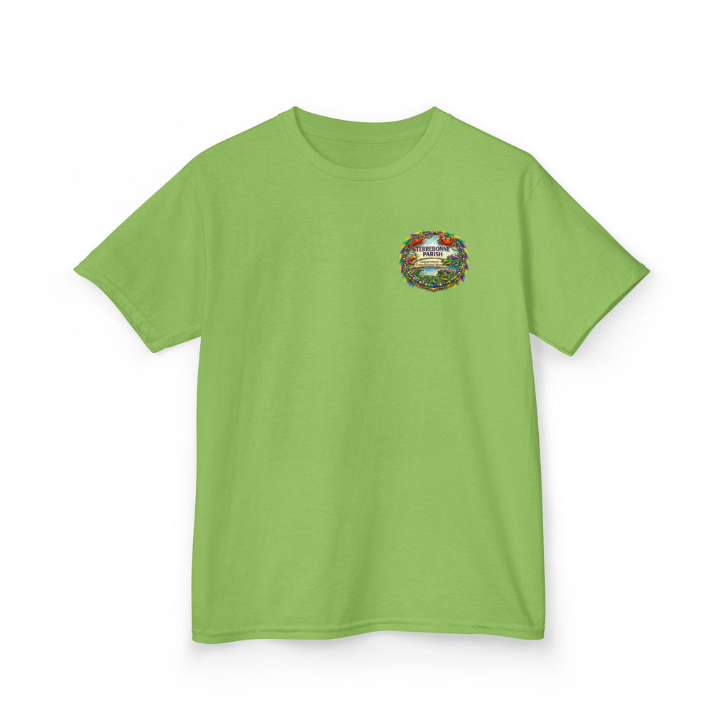 Kids Tee — Vintage Camper Adventure Patch Graphic
