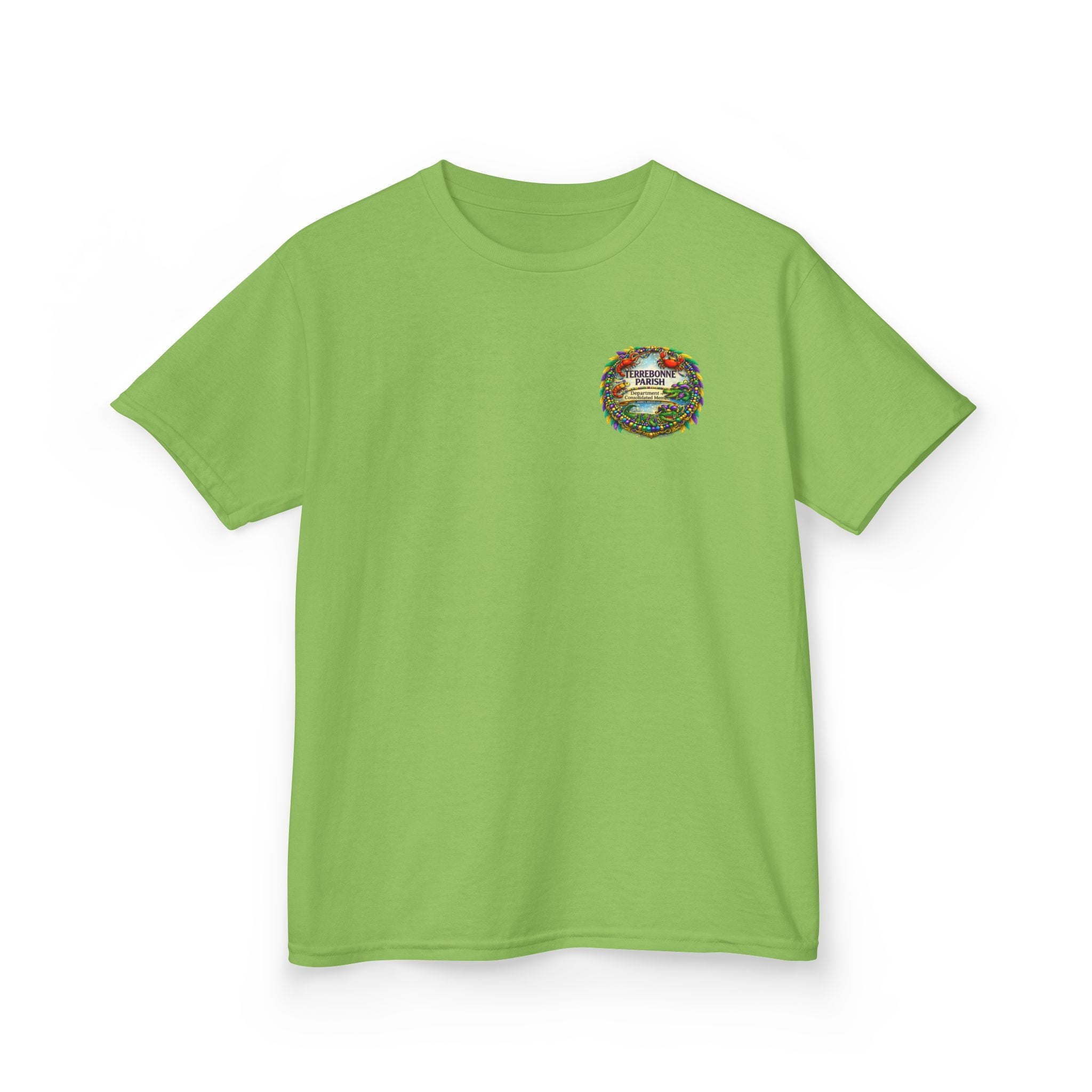 Kids Tee — Vintage Camper Adventure Patch Graphic