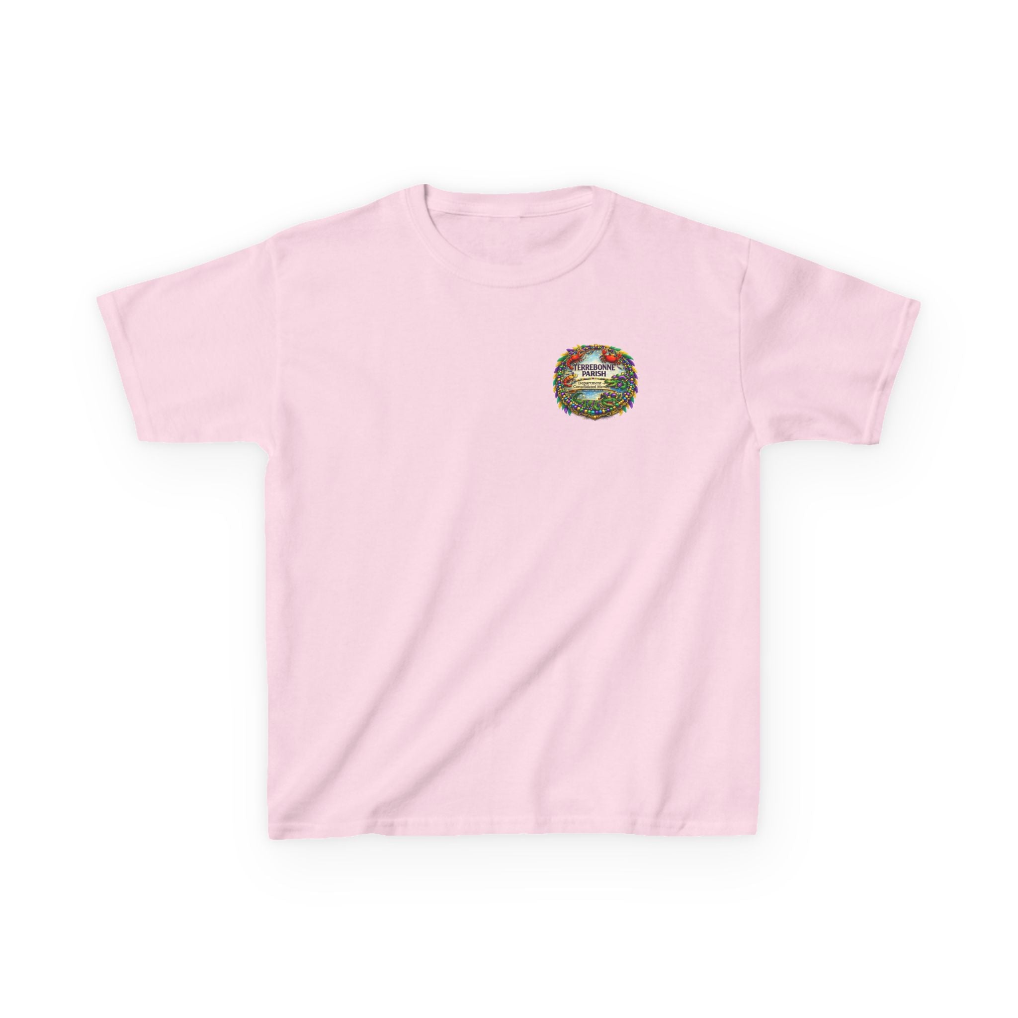 Kids Tee — Vintage Camper Adventure Patch Graphic