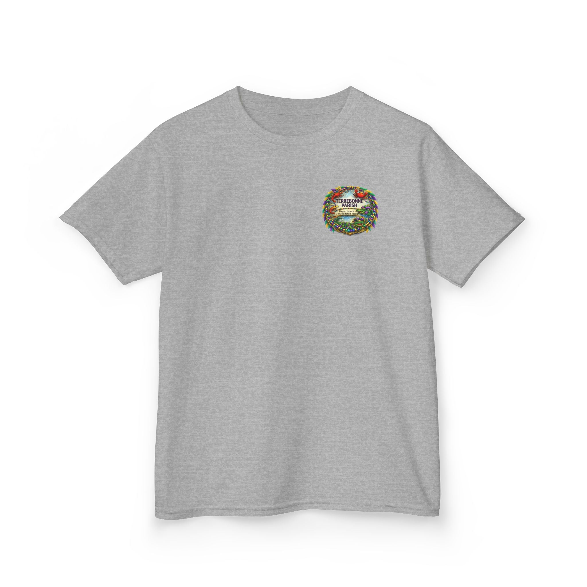 Kids Tee — Vintage Camper Adventure Patch Graphic