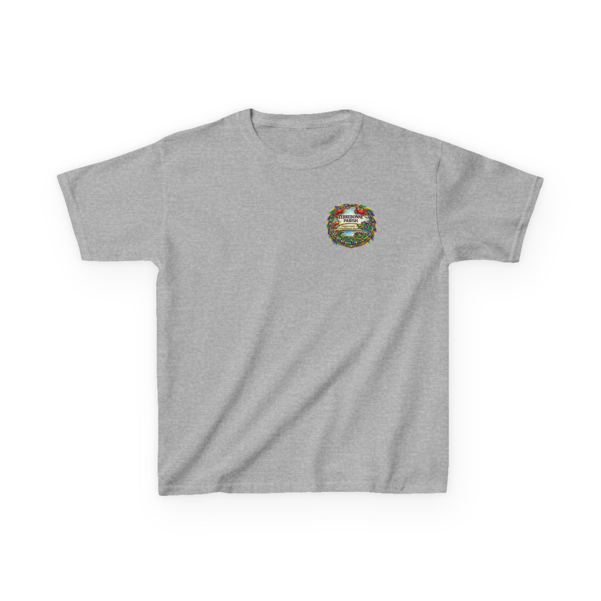 Kids Tee — Vintage Camper Adventure Patch Graphic