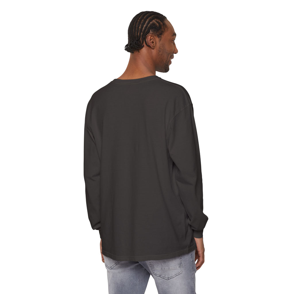 Embroidered Floral Crest Long Sleeve T-Shirt