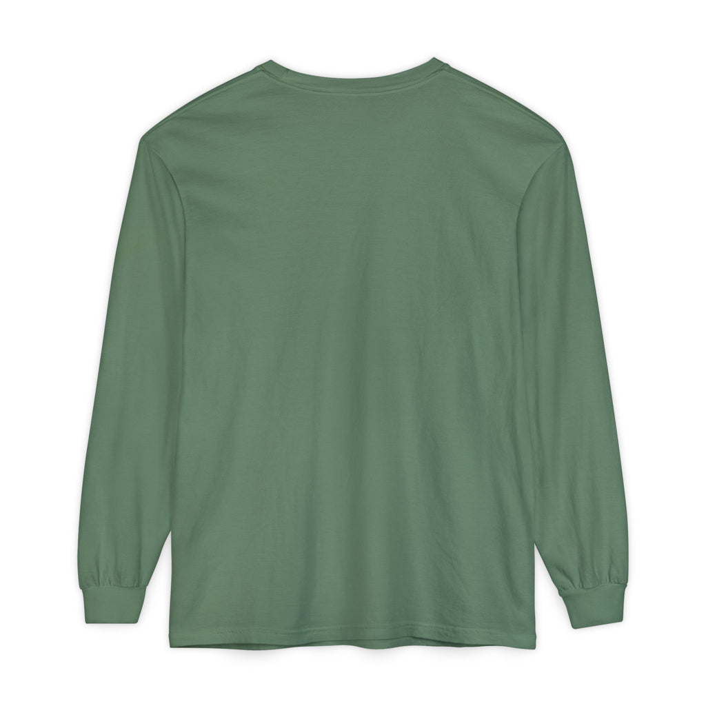 Embroidered Floral Crest Long Sleeve T-Shirt