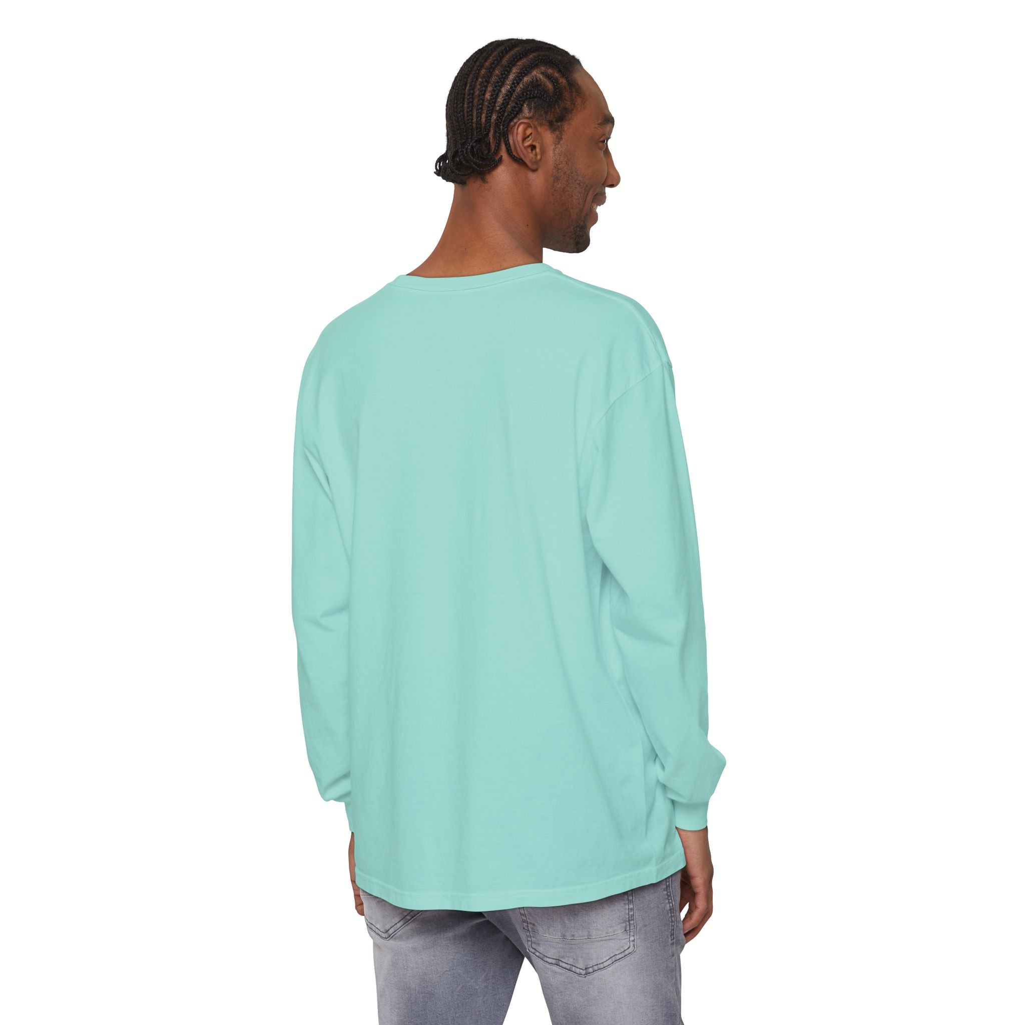 Embroidered Floral Crest Long Sleeve T-Shirt