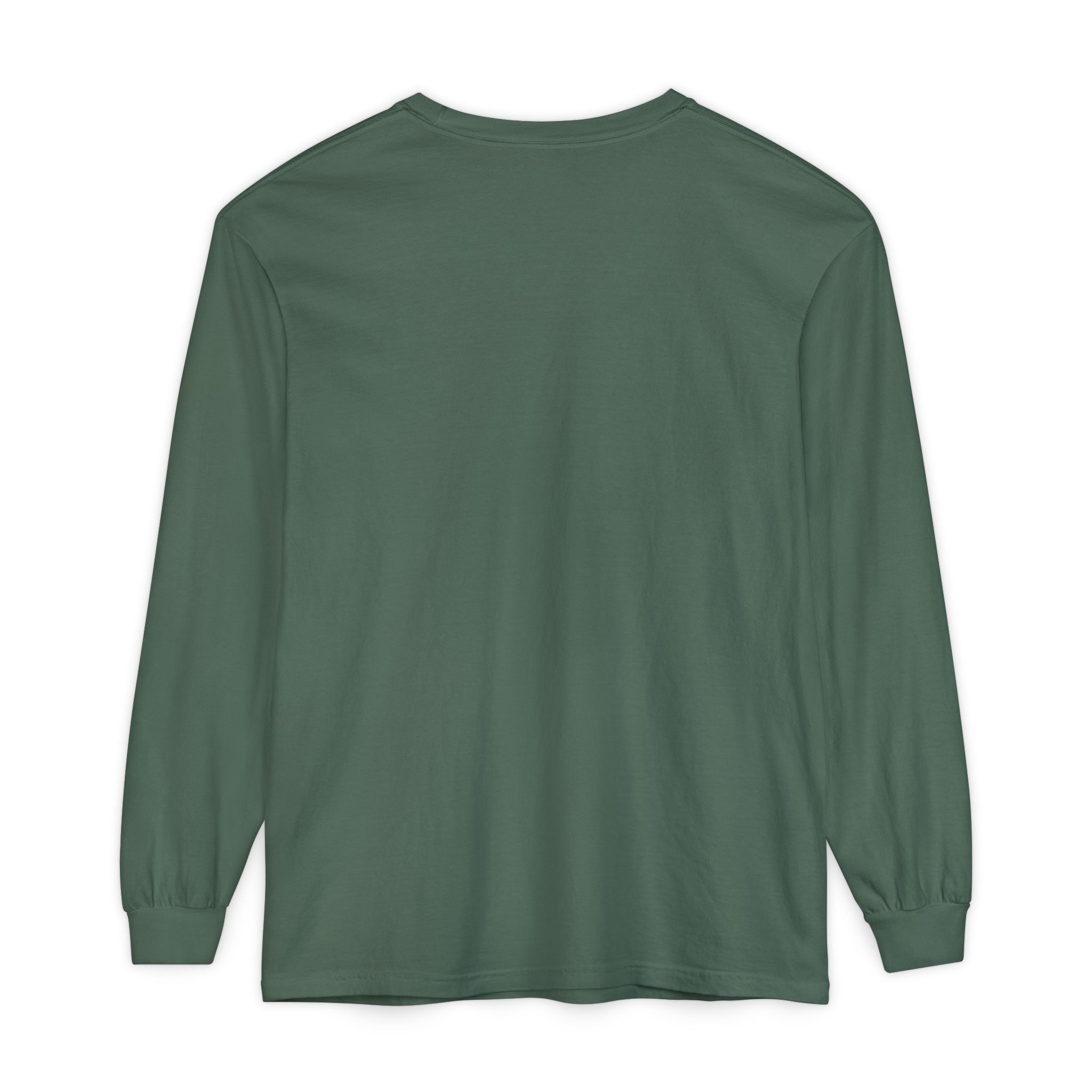 Embroidered Floral Crest Long Sleeve T-Shirt