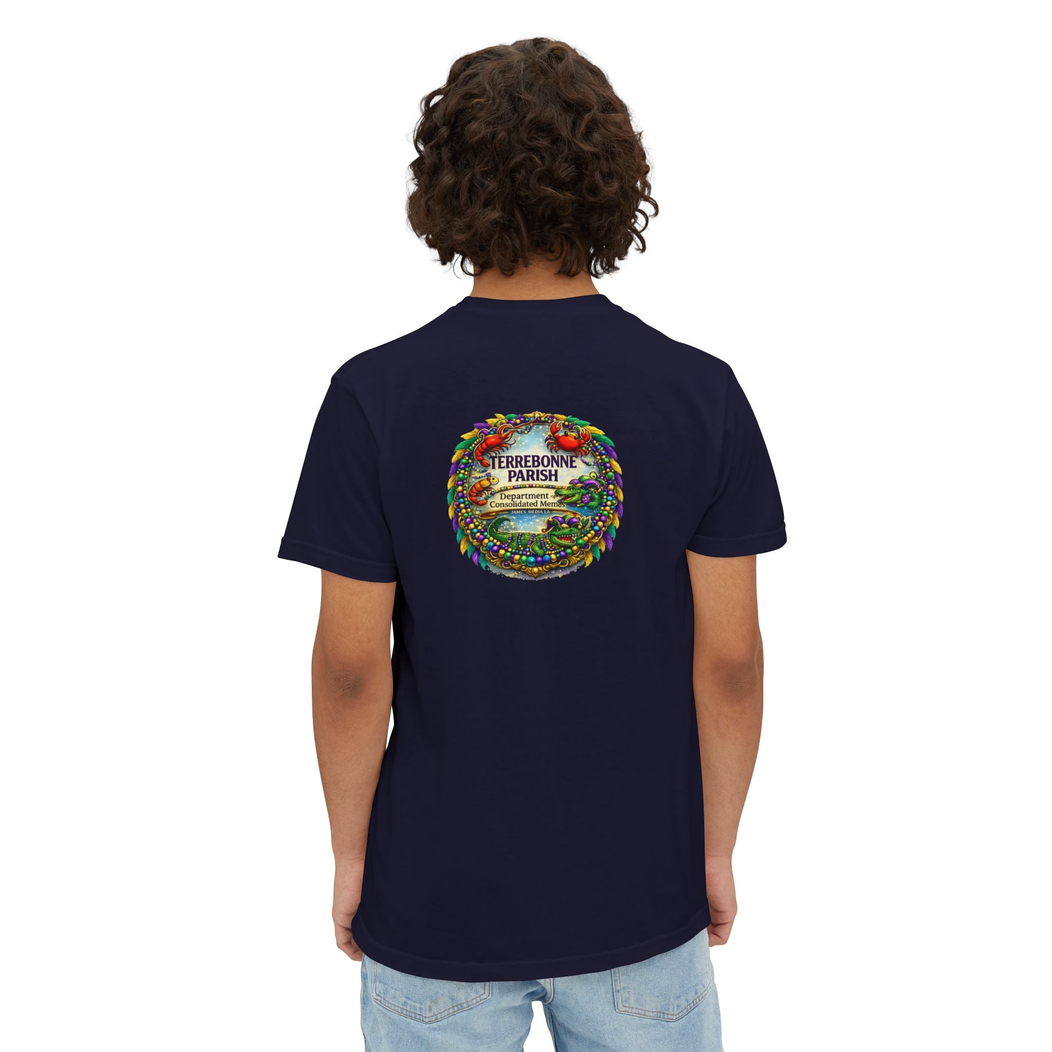 Pocket T-Shirt — Vintage Compass Graphic Pocket Tee