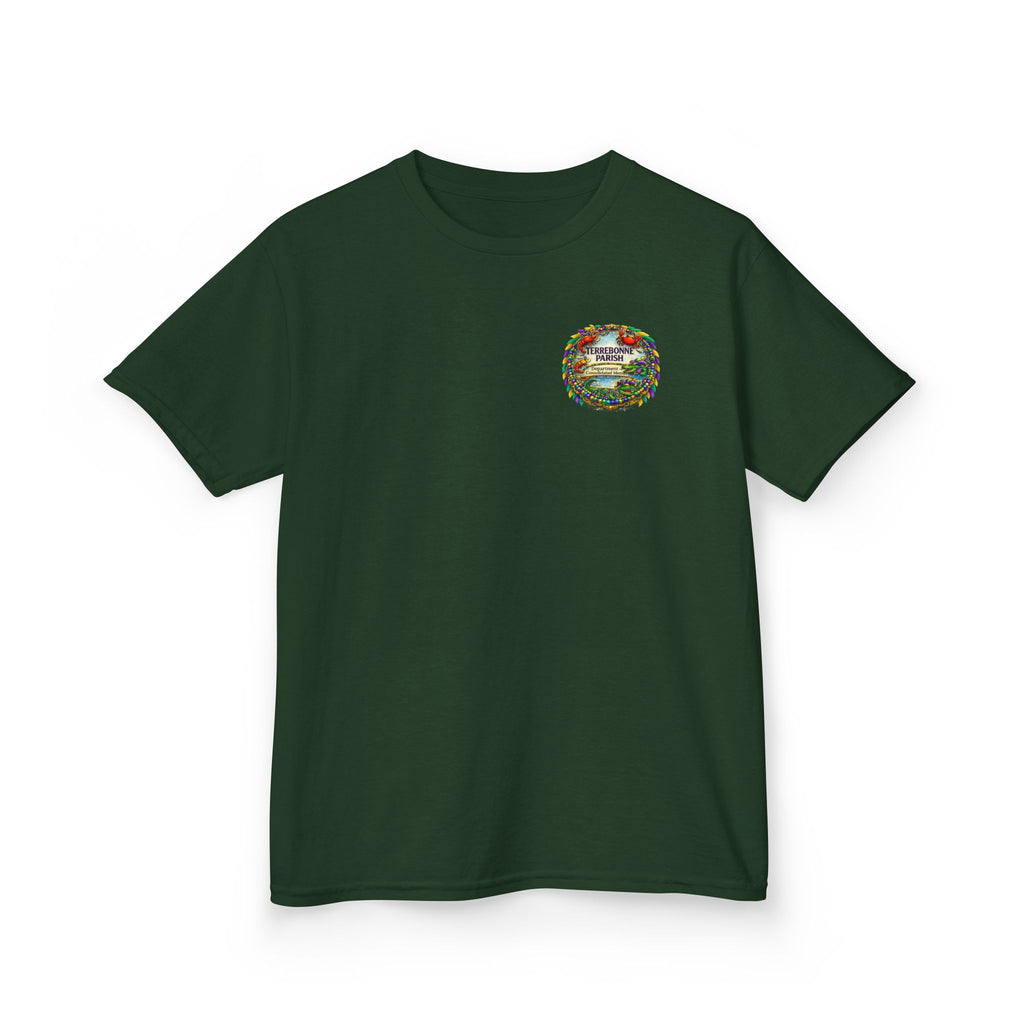 Kids Tee — Vintage Camper Adventure Patch Graphic