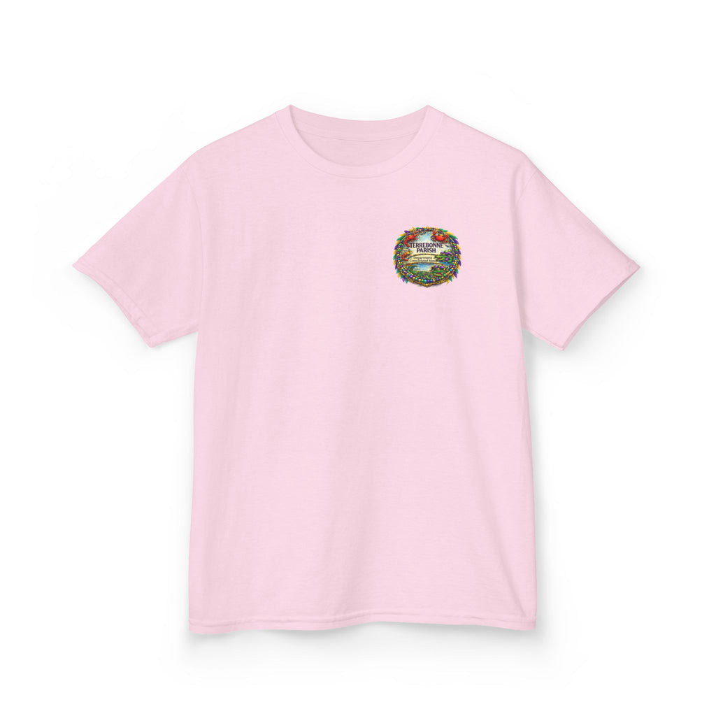 Kids Tee — Vintage Camper Adventure Patch Graphic