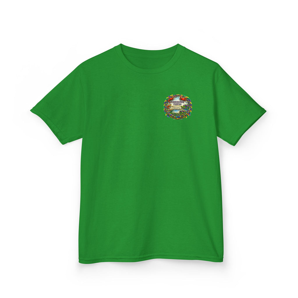 Kids Tee — Vintage Camper Adventure Patch Graphic
