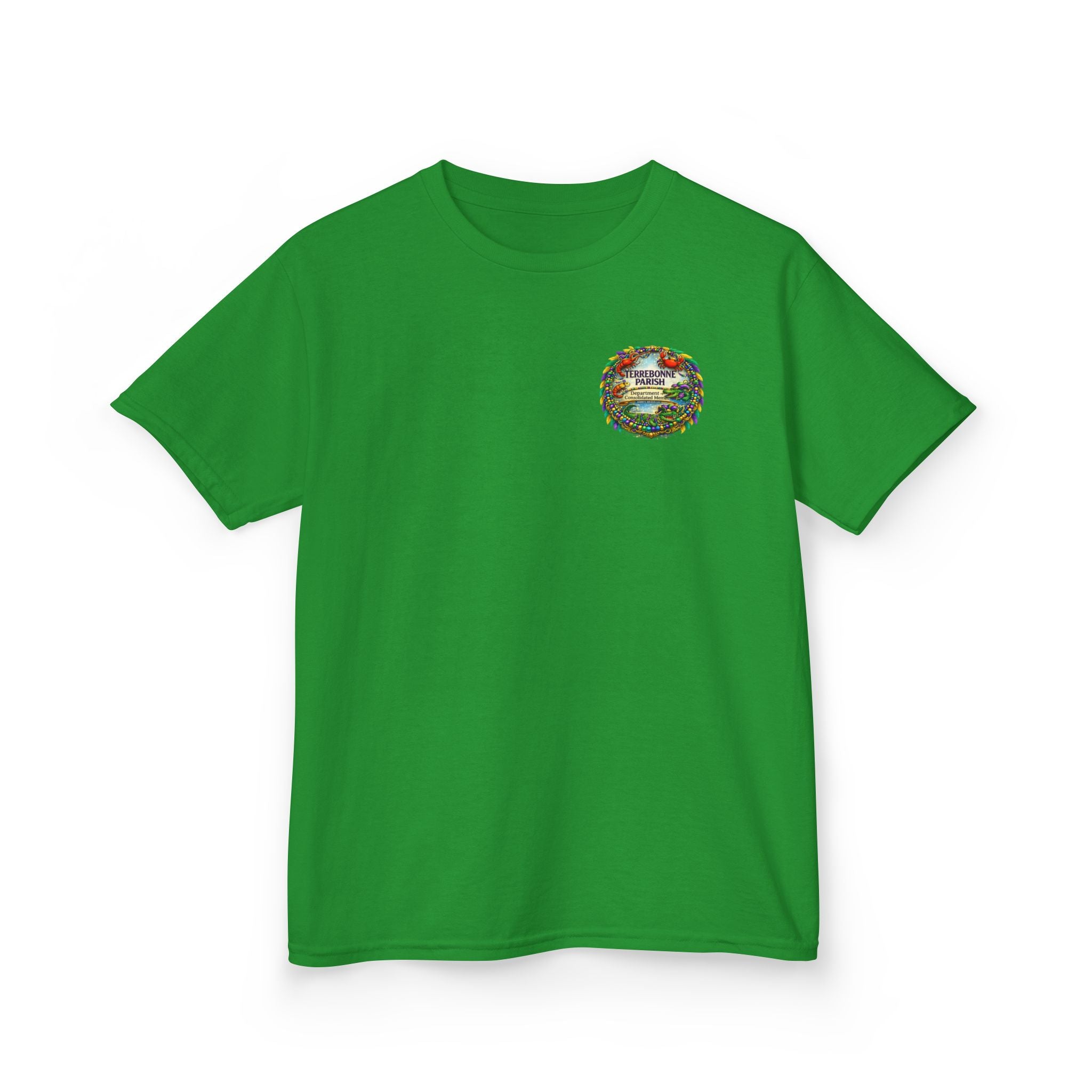 Kids Tee — Vintage Camper Adventure Patch Graphic