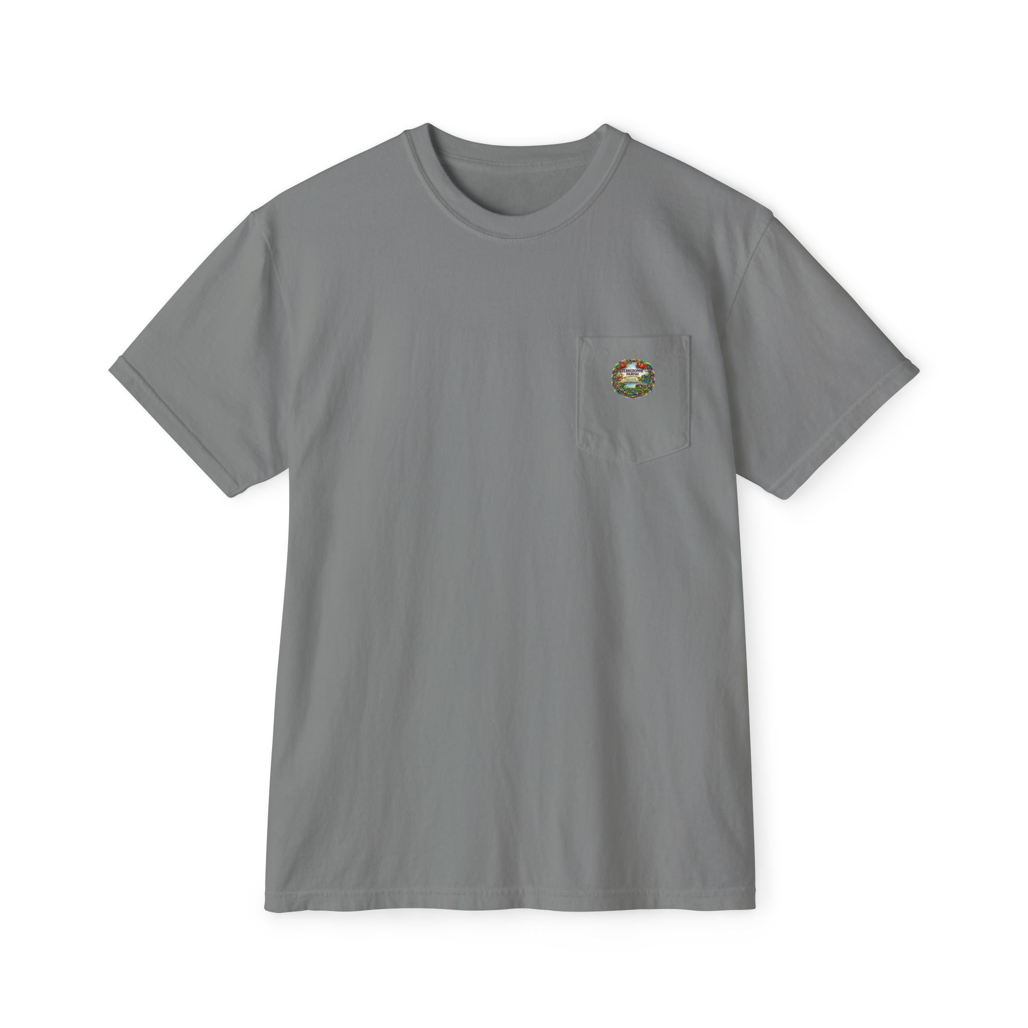 Pocket T-Shirt — Vintage Compass Graphic Pocket Tee