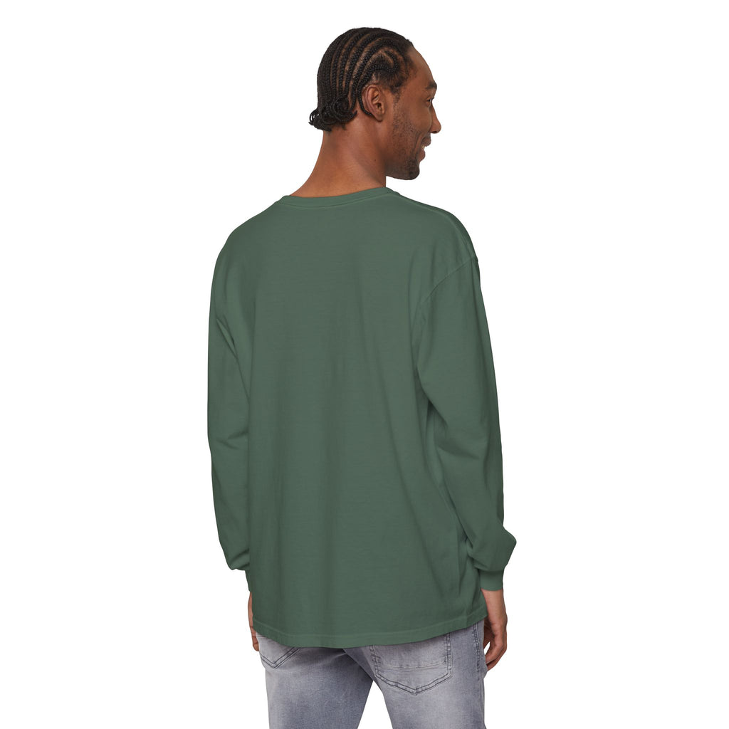 Embroidered Floral Crest Long Sleeve T-Shirt