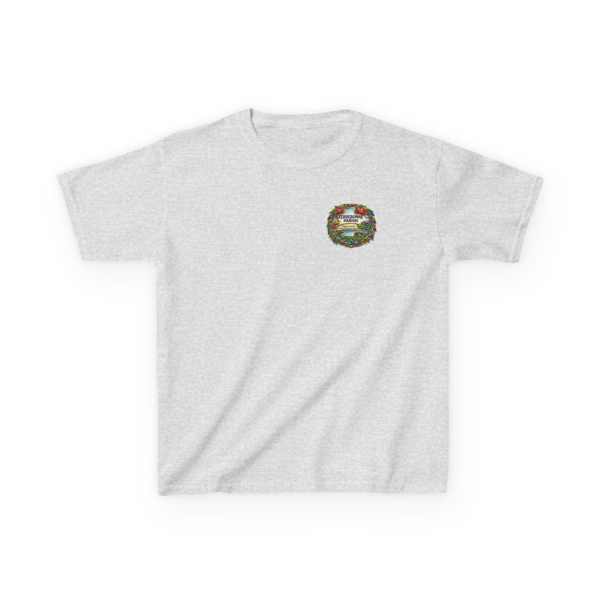 Kids Tee — Vintage Camper Adventure Patch Graphic