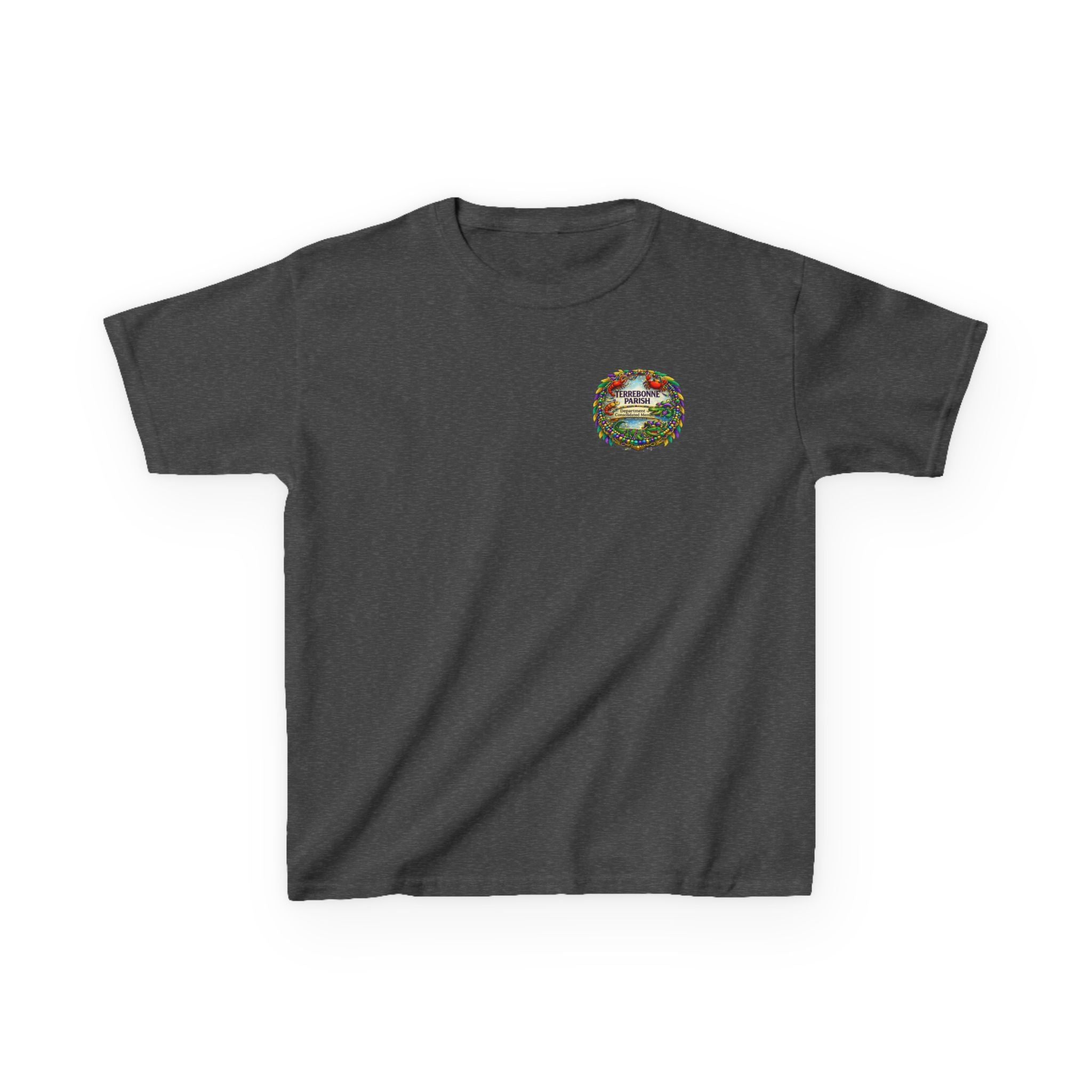 Kids Tee — Vintage Camper Adventure Patch Graphic