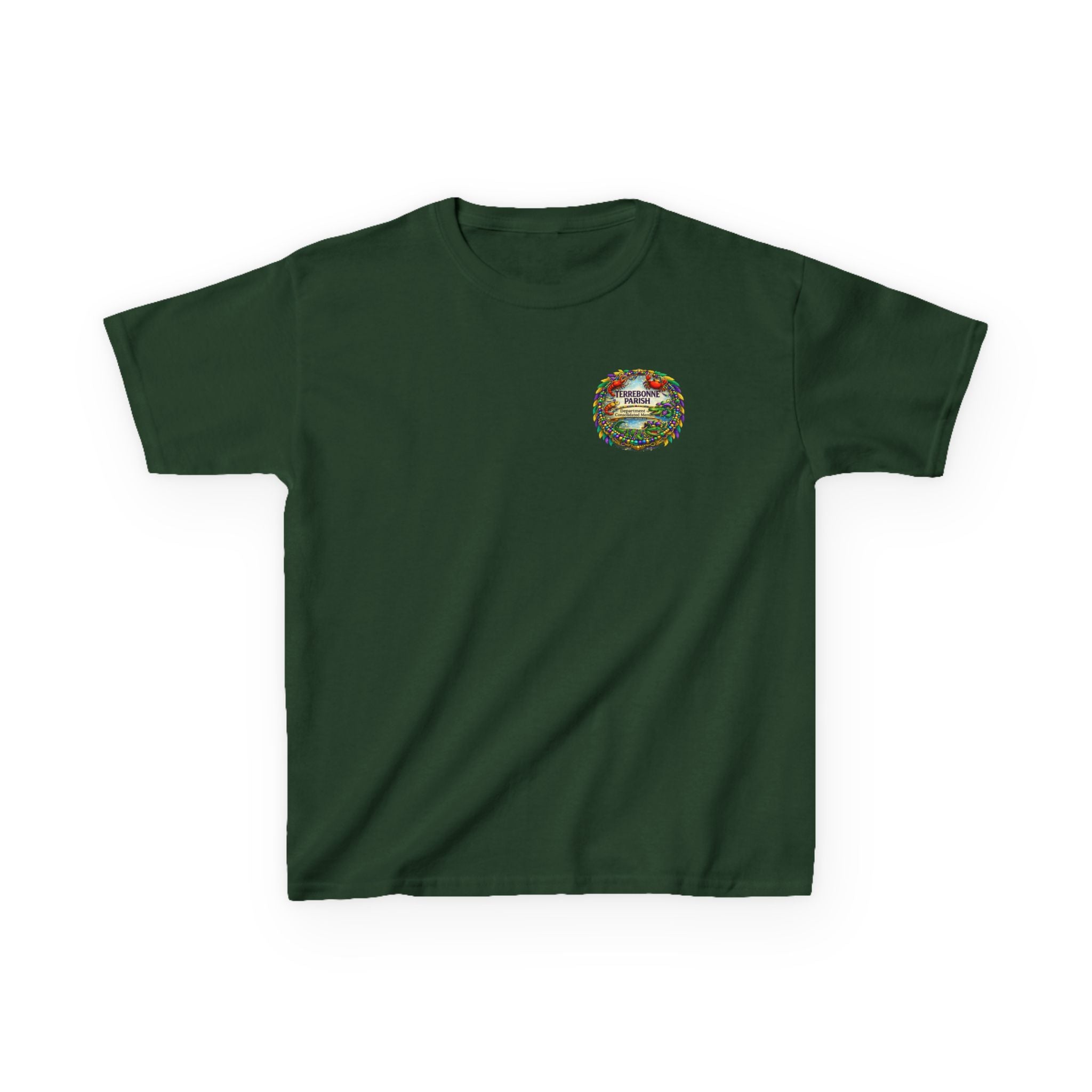 Kids Tee — Vintage Camper Adventure Patch Graphic