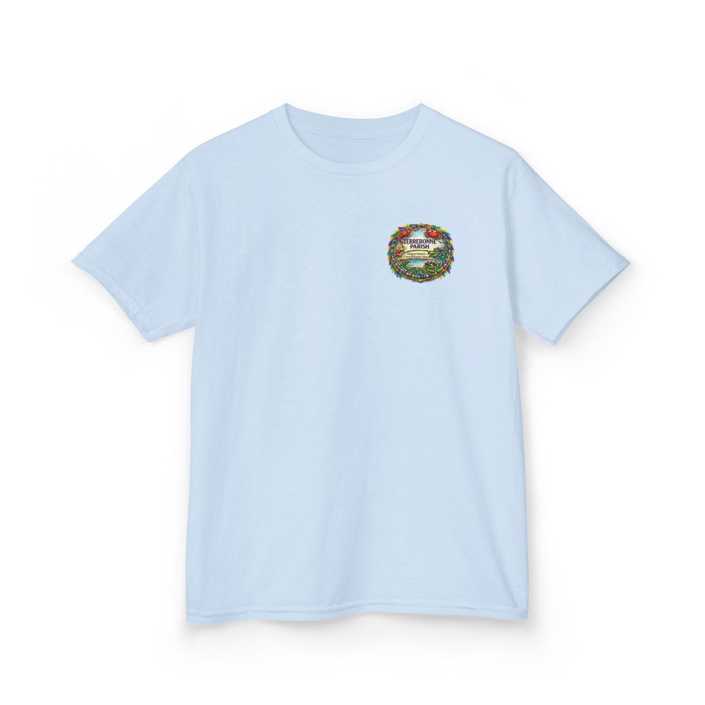 Kids Tee — Vintage Camper Adventure Patch Graphic