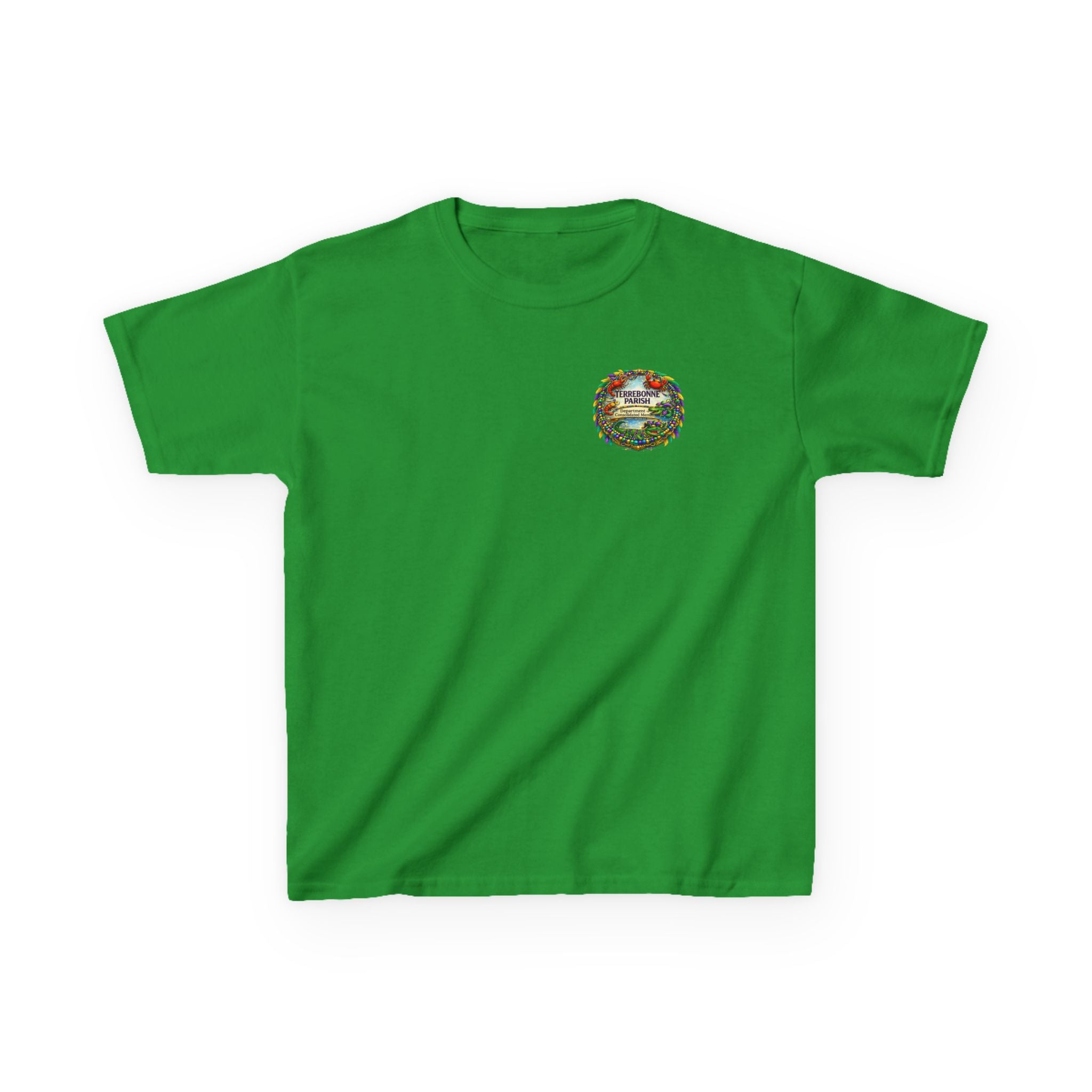 Kids Tee — Vintage Camper Adventure Patch Graphic