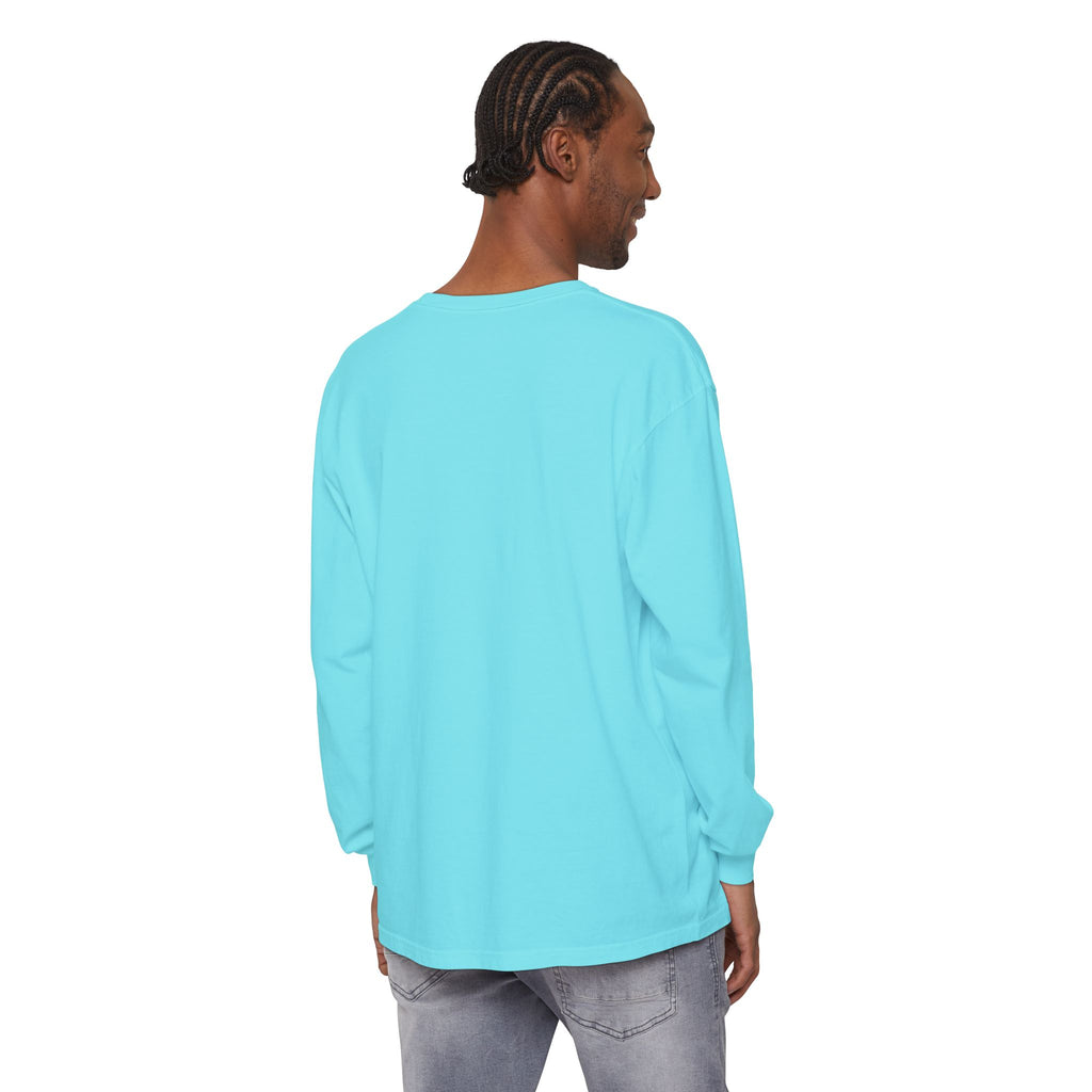 Embroidered Floral Crest Long Sleeve T-Shirt