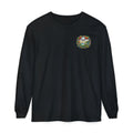 Embroidered Floral Crest Long Sleeve T-Shirt