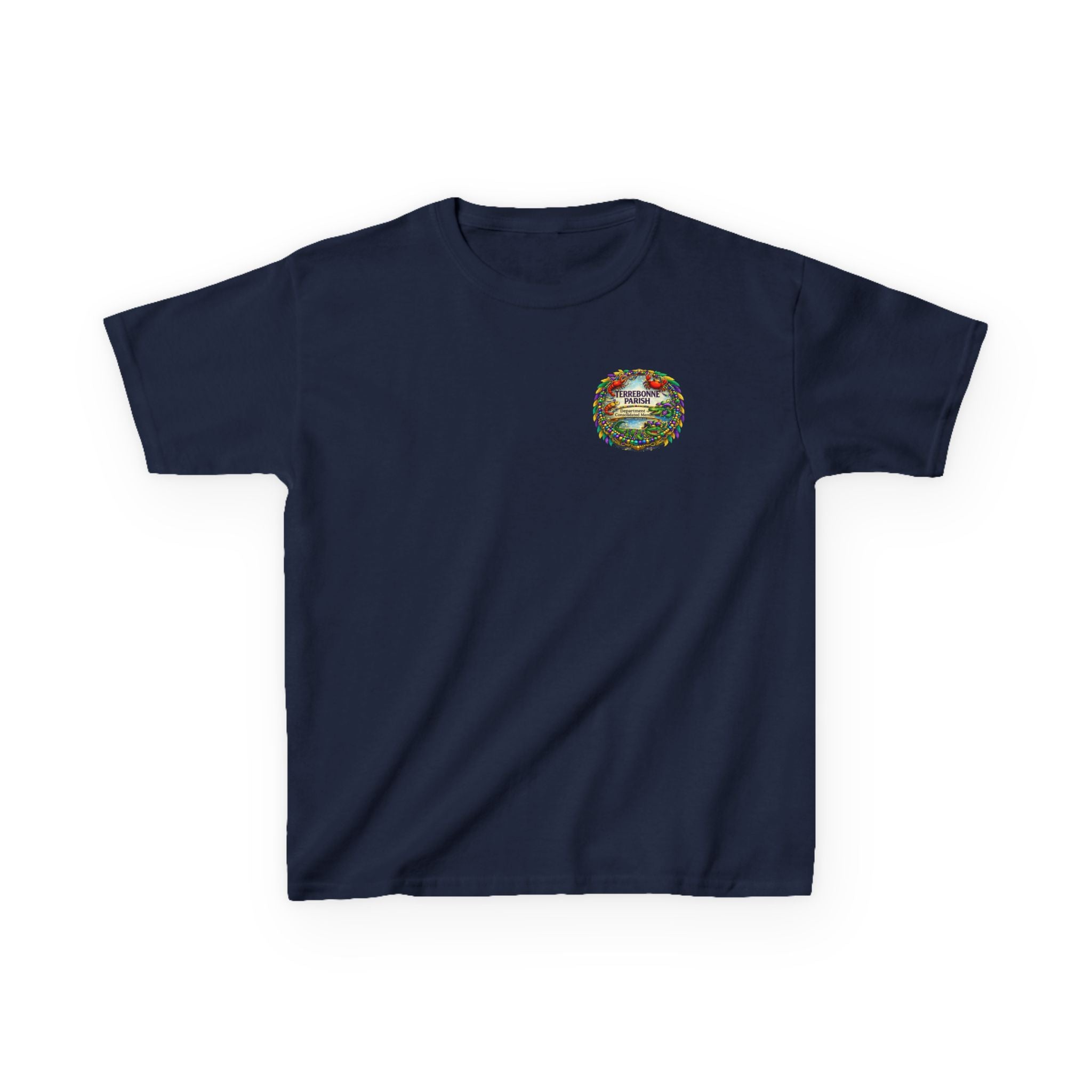 Kids Tee — Vintage Camper Adventure Patch Graphic