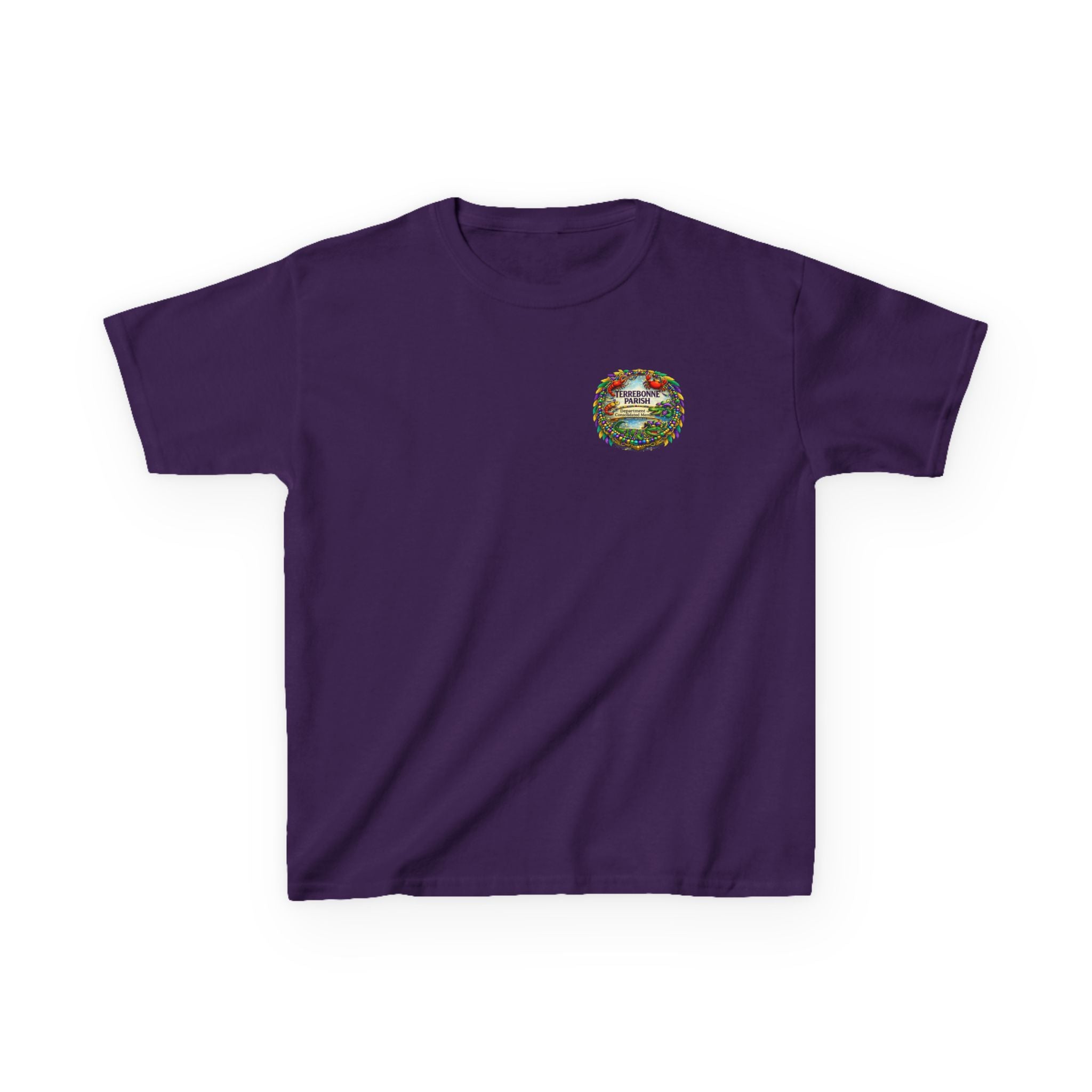 Kids Tee — Vintage Camper Adventure Patch Graphic