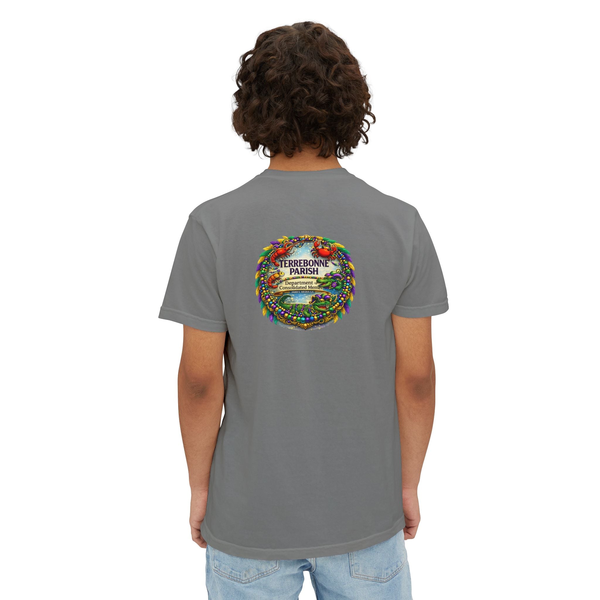 Pocket T-Shirt — Vintage Compass Graphic Pocket Tee