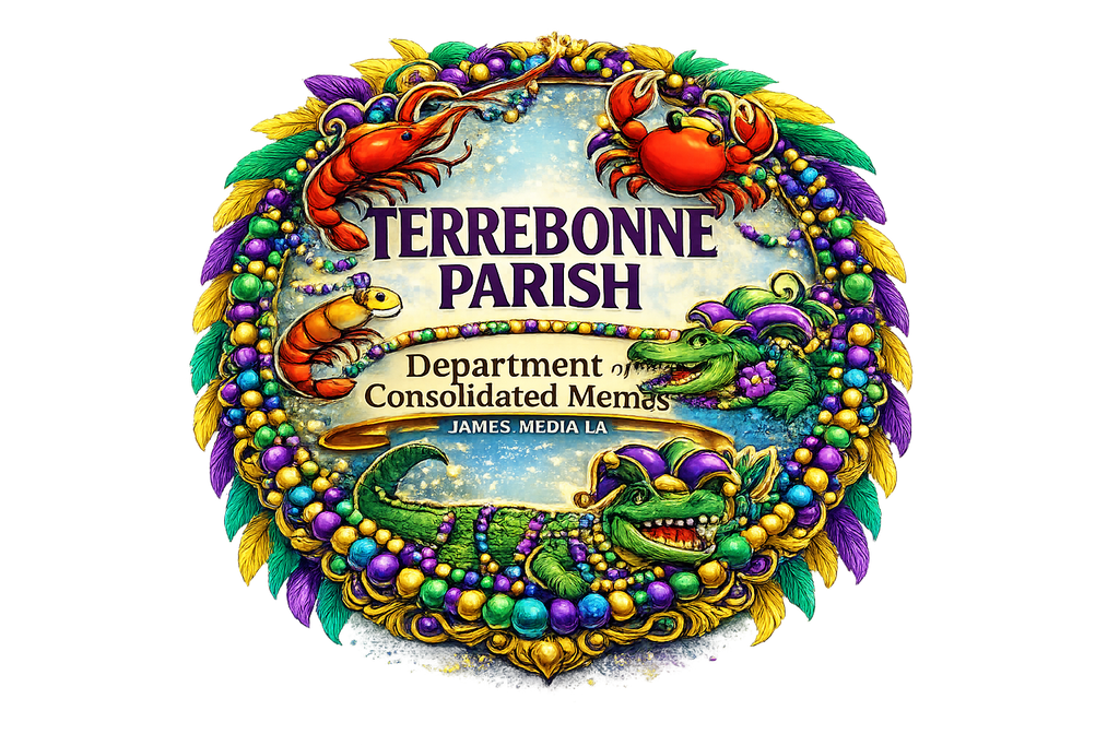T-Shirt — "Official Personnel" Terrebonne Parish: "Don't Ask Me About the Damn Bridges"