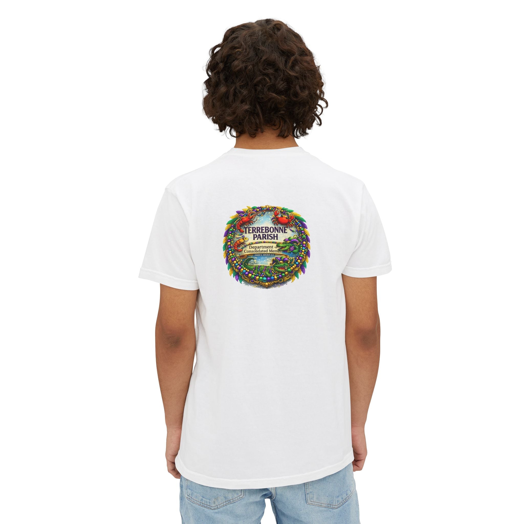 Pocket T-Shirt — Vintage Compass Graphic Pocket Tee