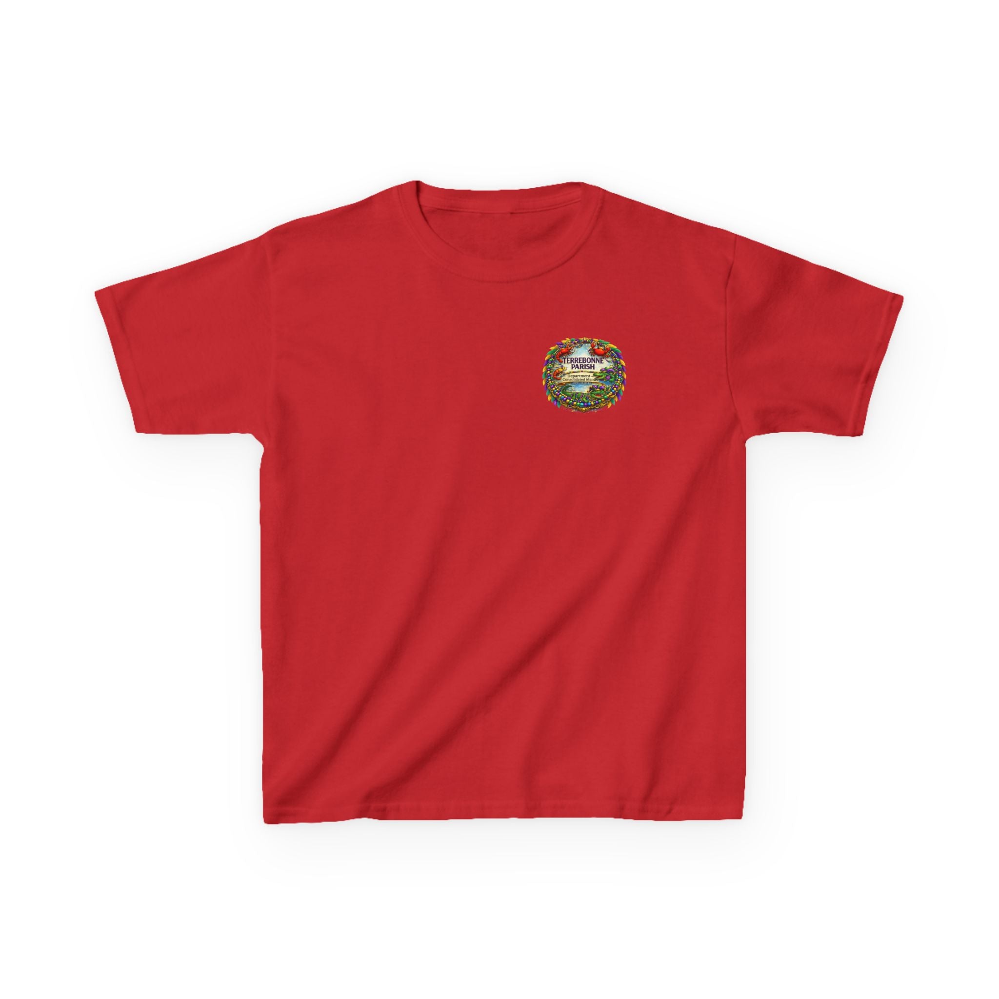 Kids Tee — Vintage Camper Adventure Patch Graphic