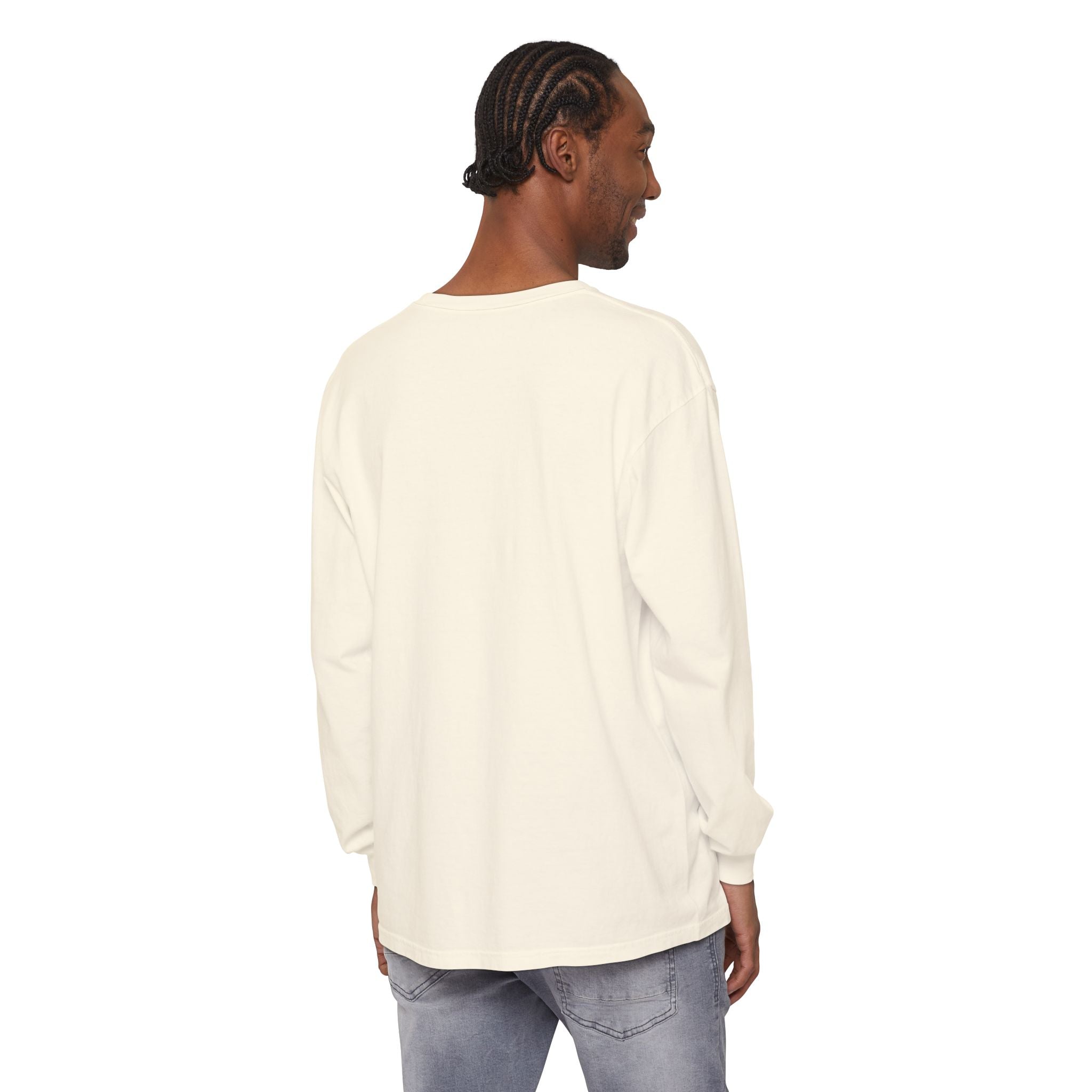 Embroidered Floral Crest Long Sleeve T-Shirt