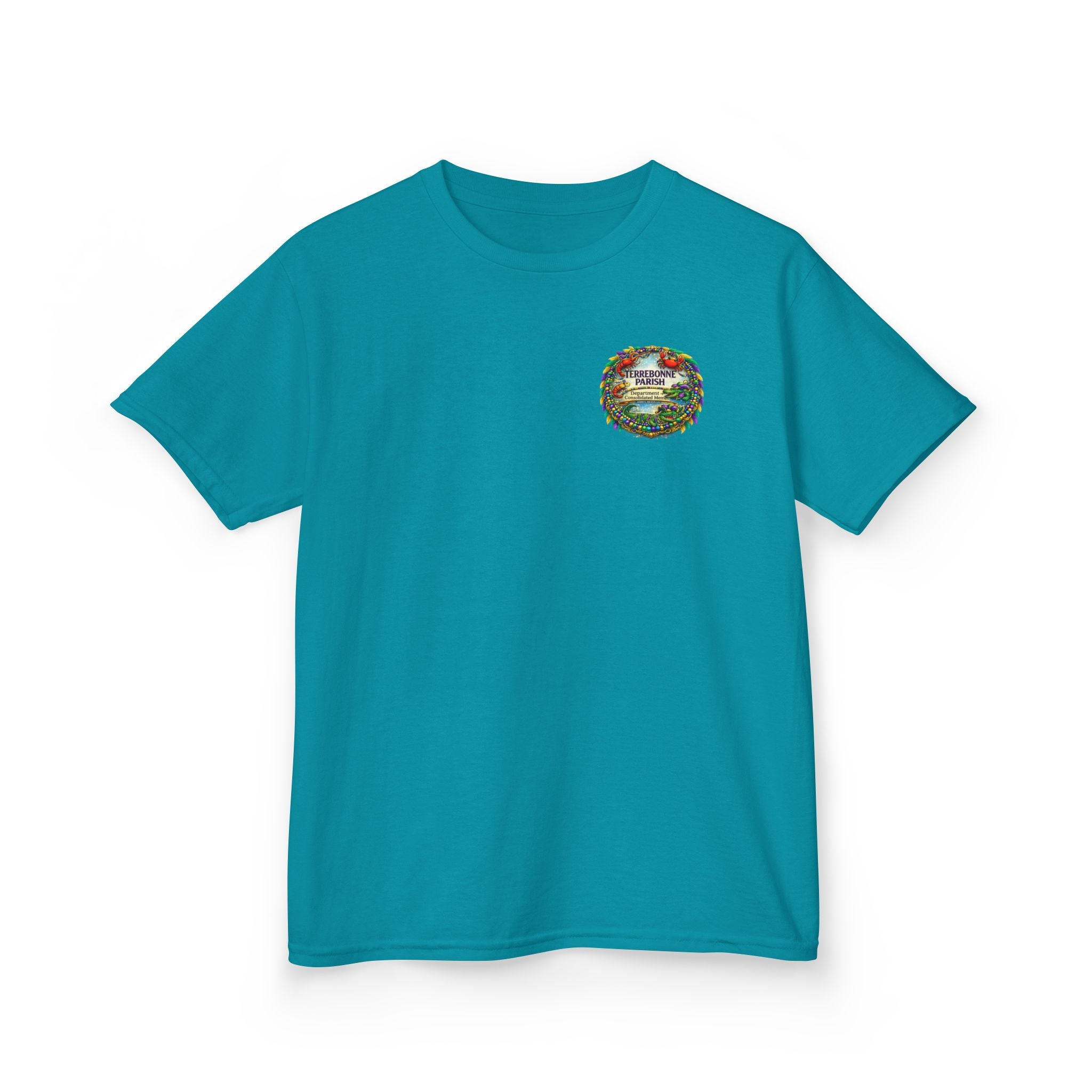 Kids Tee — Vintage Camper Adventure Patch Graphic