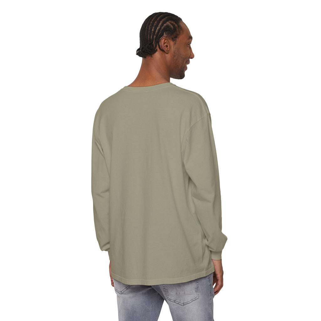 Embroidered Floral Crest Long Sleeve T-Shirt