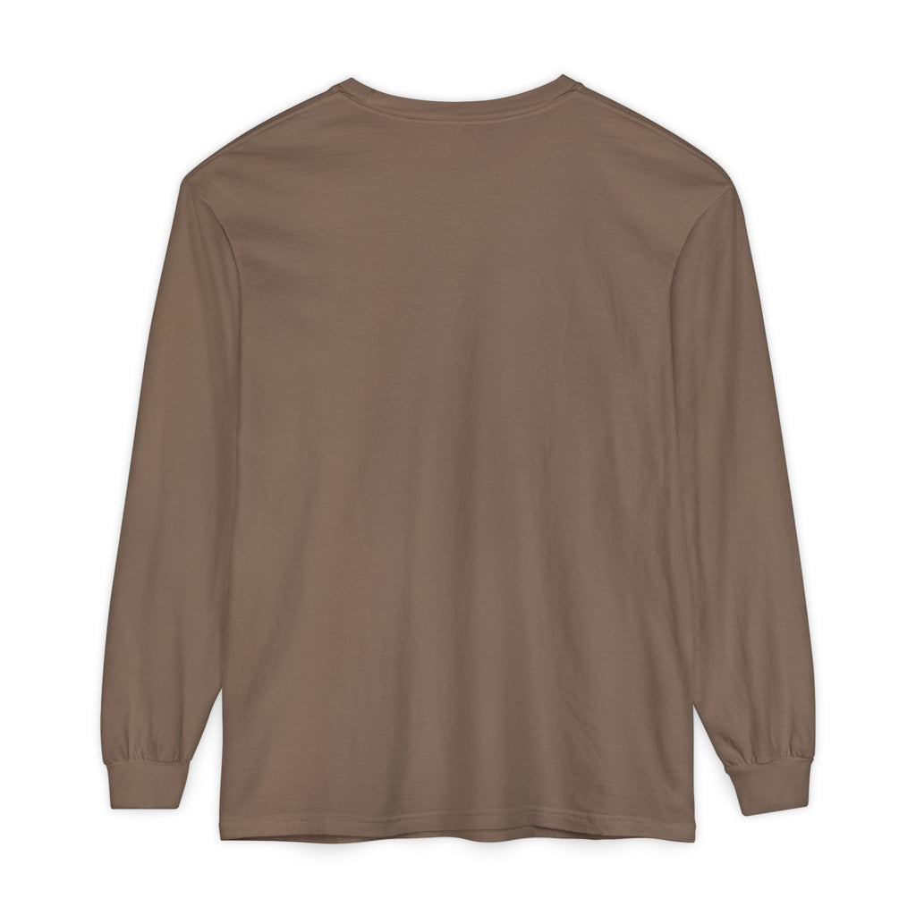 Embroidered Floral Crest Long Sleeve T-Shirt
