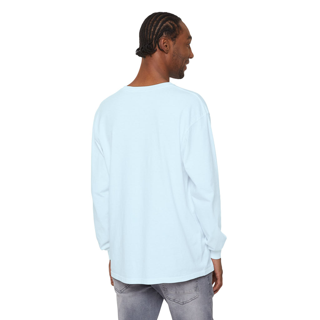 Embroidered Floral Crest Long Sleeve T-Shirt