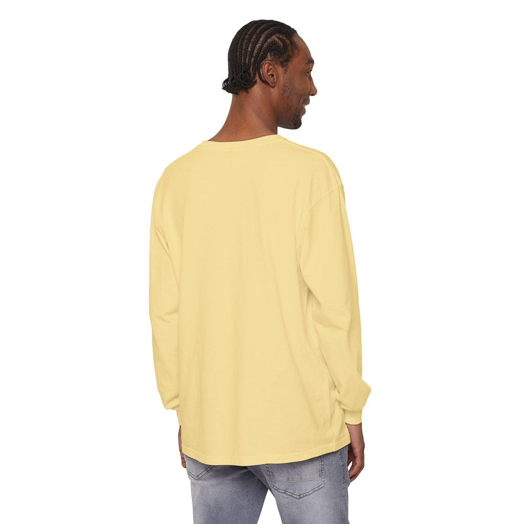 Embroidered Floral Crest Long Sleeve T-Shirt