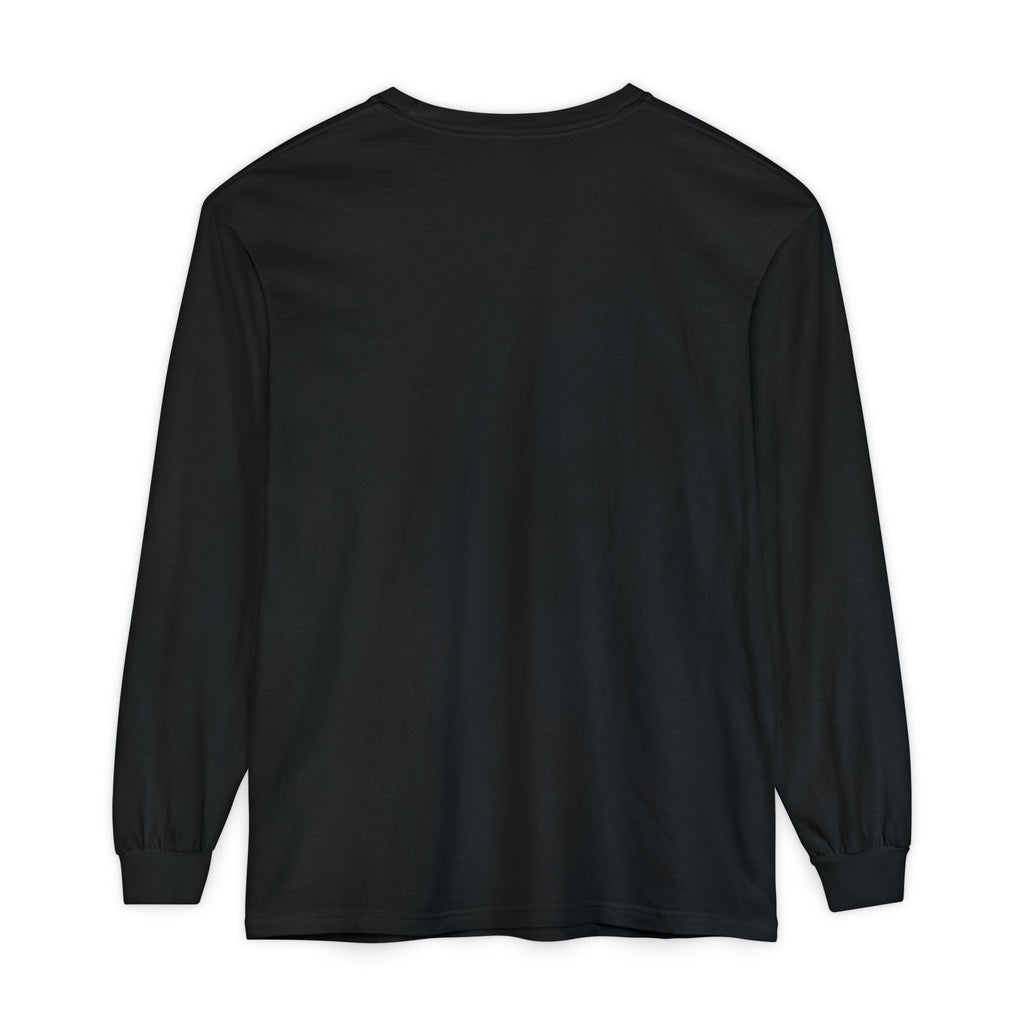 Embroidered Floral Crest Long Sleeve T-Shirt