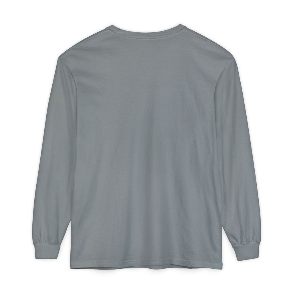 Embroidered Floral Crest Long Sleeve T-Shirt