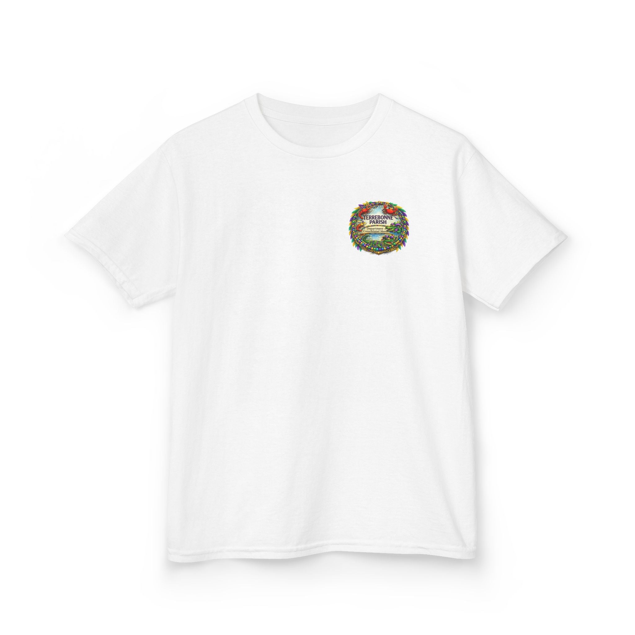 Kids Tee — Vintage Camper Adventure Patch Graphic