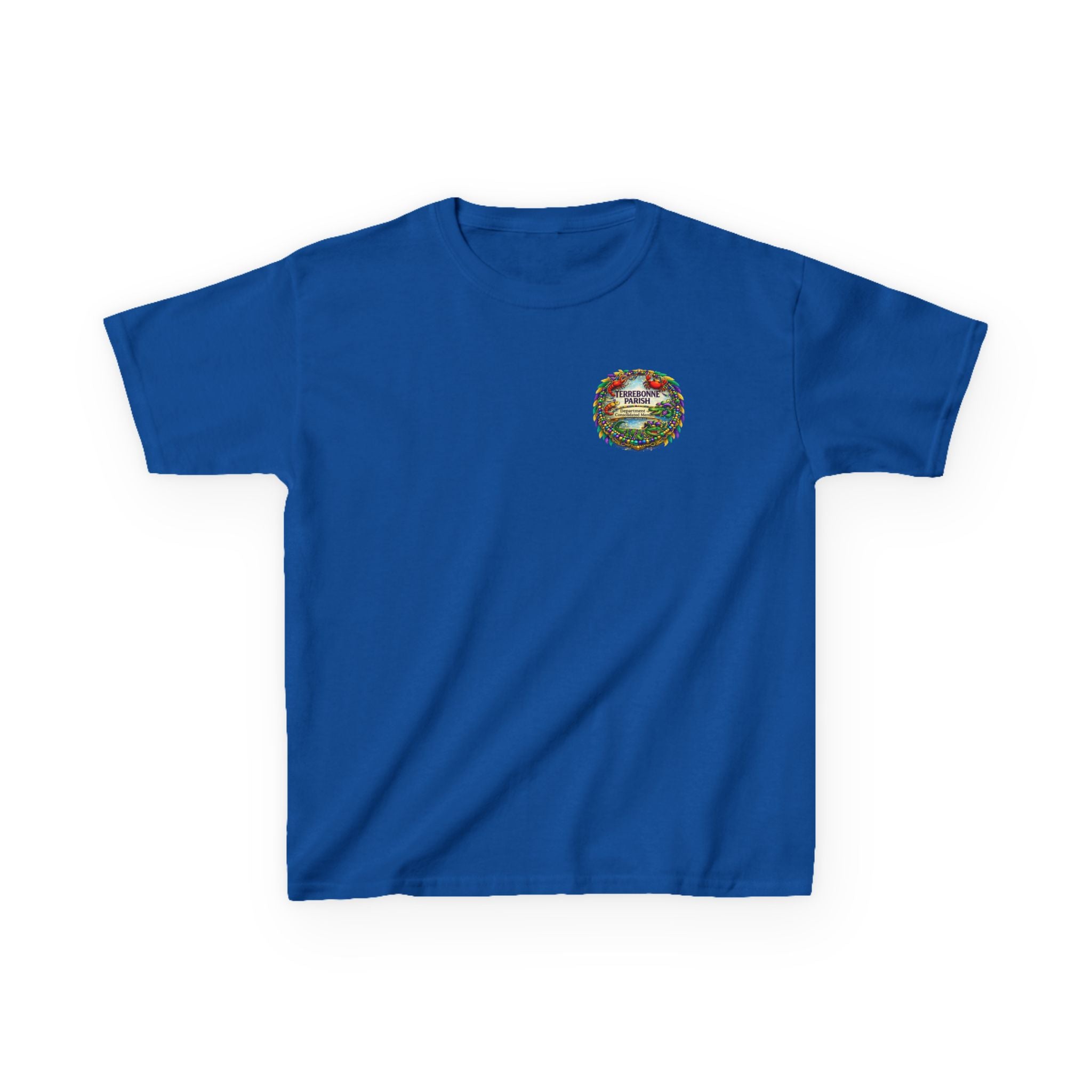 Kids Tee — Vintage Camper Adventure Patch Graphic