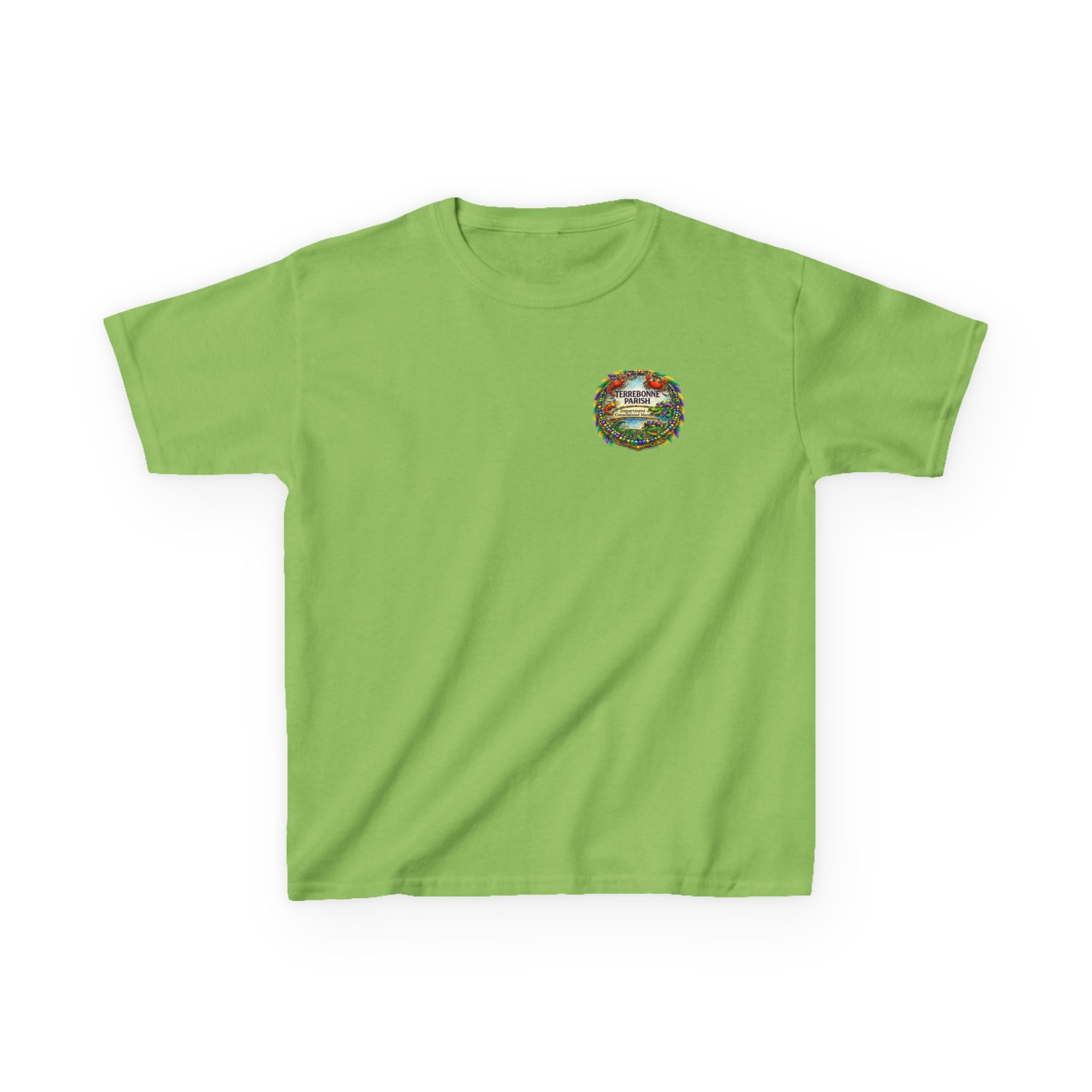 Kids Tee — Vintage Camper Adventure Patch Graphic