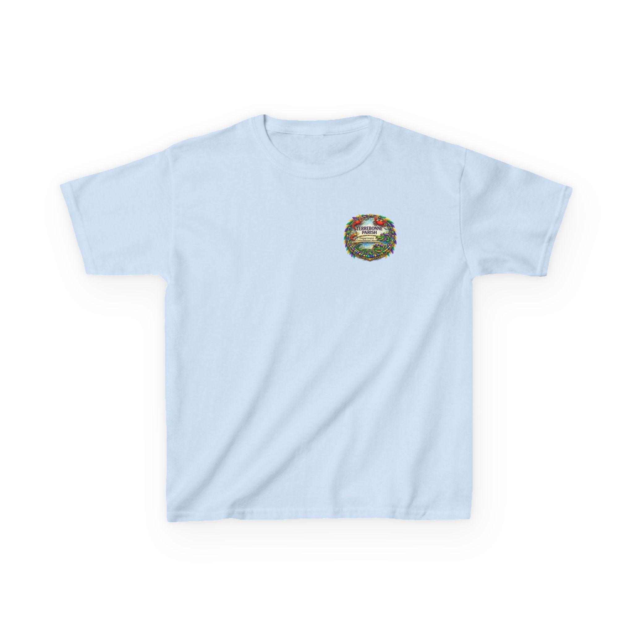 Kids Tee — Vintage Camper Adventure Patch Graphic