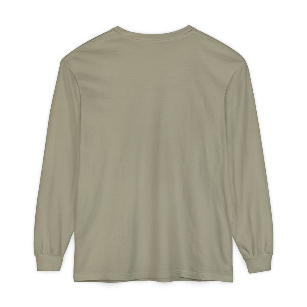Embroidered Floral Crest Long Sleeve T-Shirt
