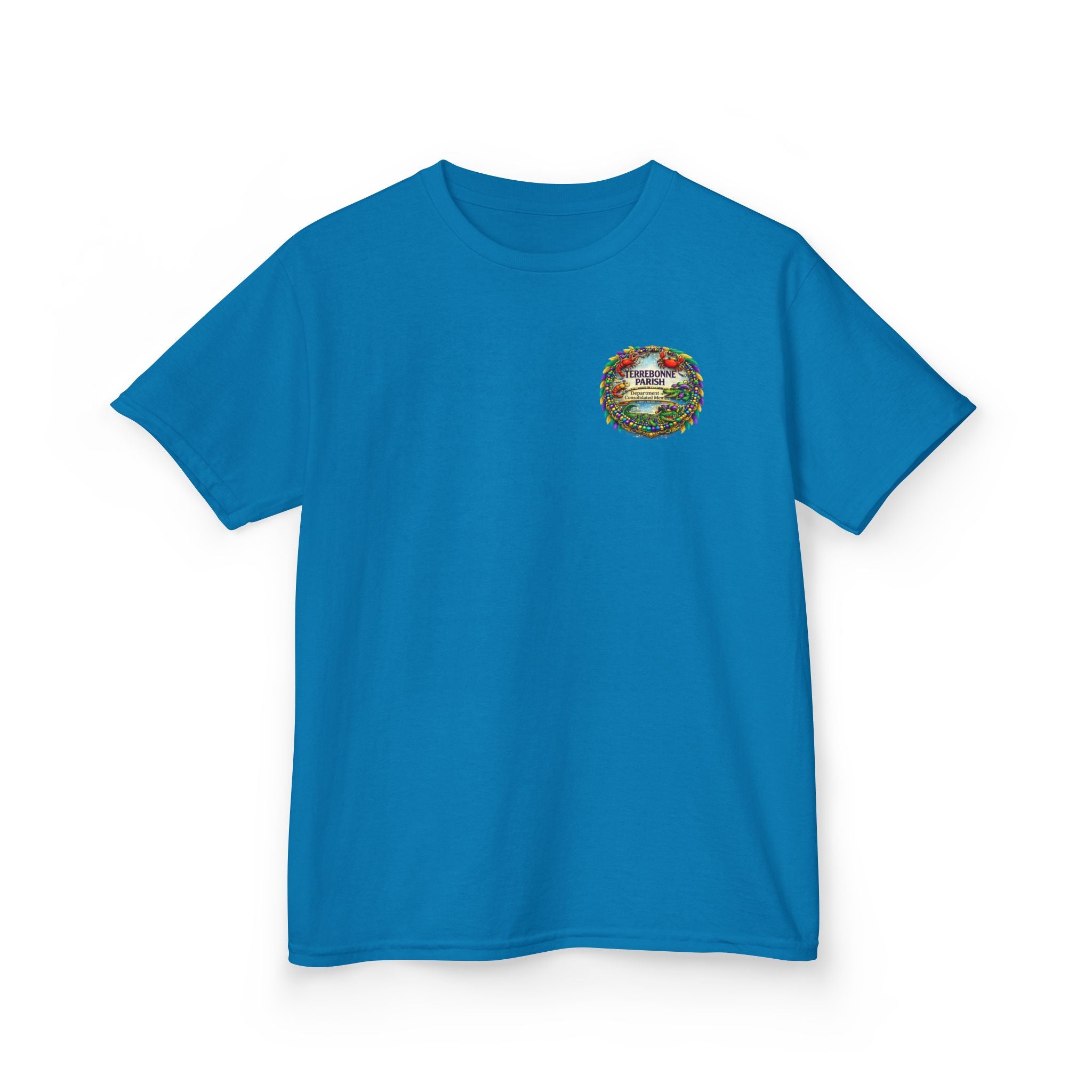 Kids Tee — Vintage Camper Adventure Patch Graphic