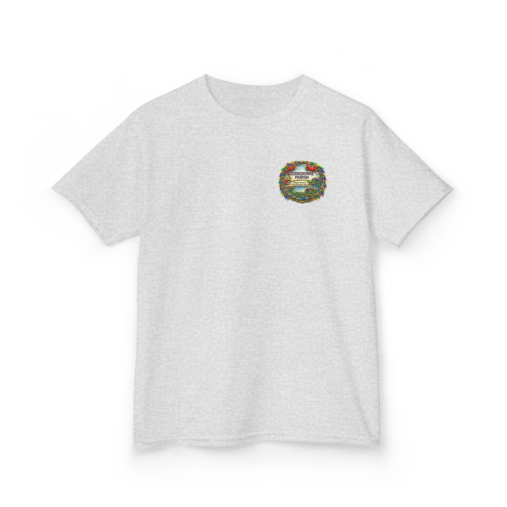Kids Tee — Vintage Camper Adventure Patch Graphic